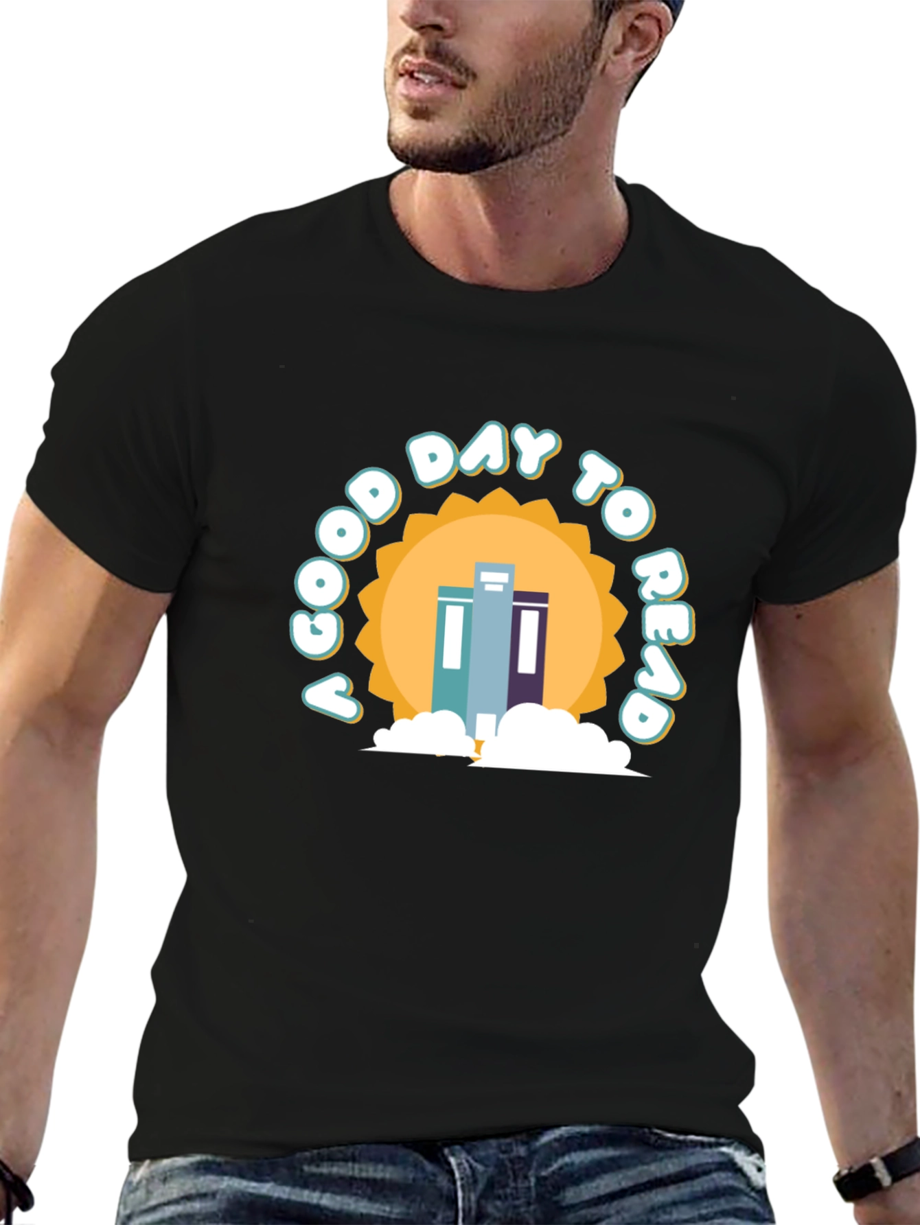 A Good Day to Read Black T-Shirt