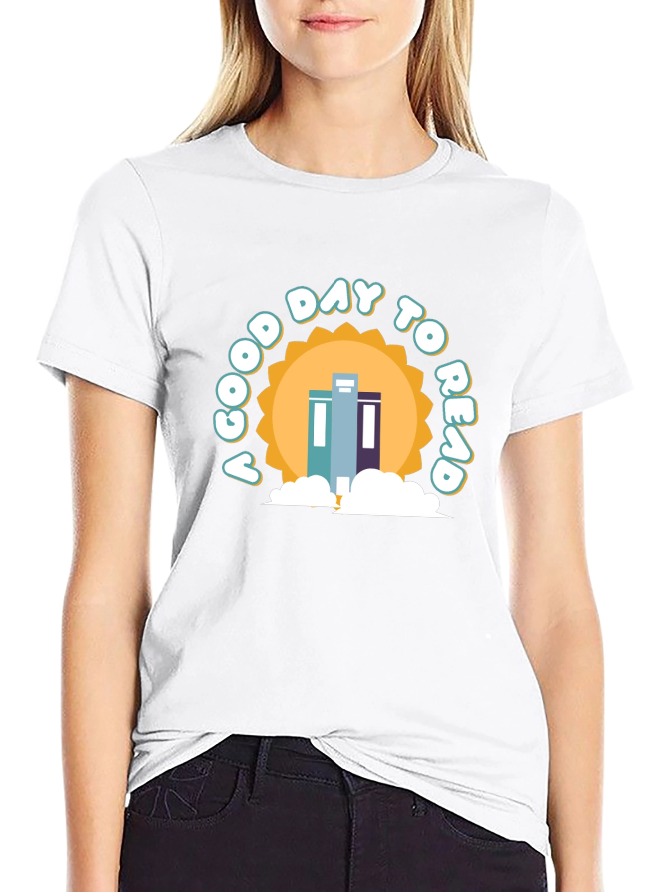 A Good Day to Read Black T-Shirt