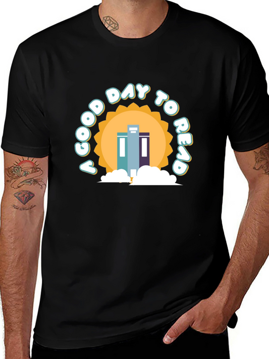 A Good Day to Read Black T-Shirt