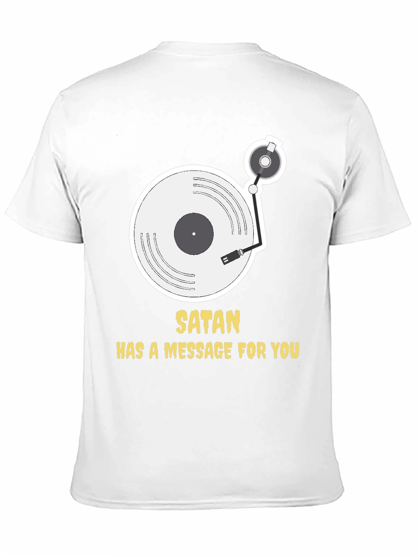 Satans Message Black T-Shirt
