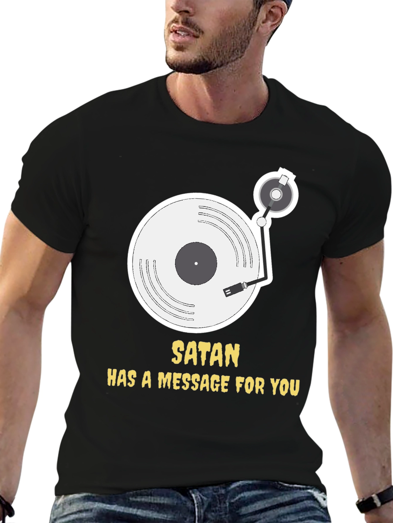 Satans Message Black T-Shirt