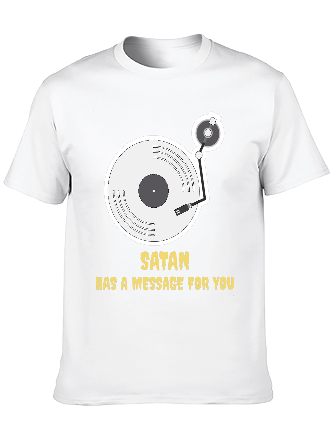 Satans Message Black T-Shirt
