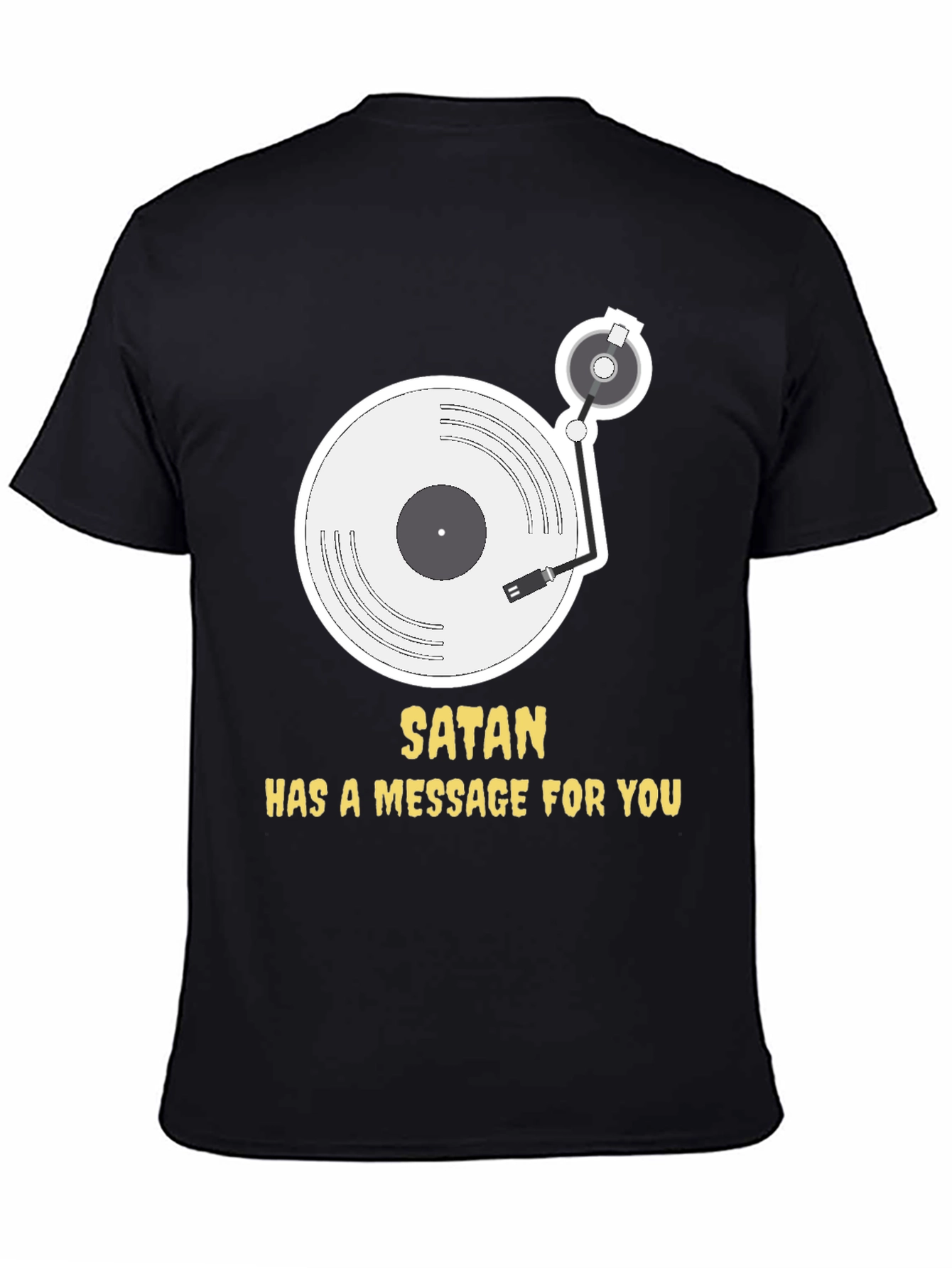 Satans Message Black T-Shirt