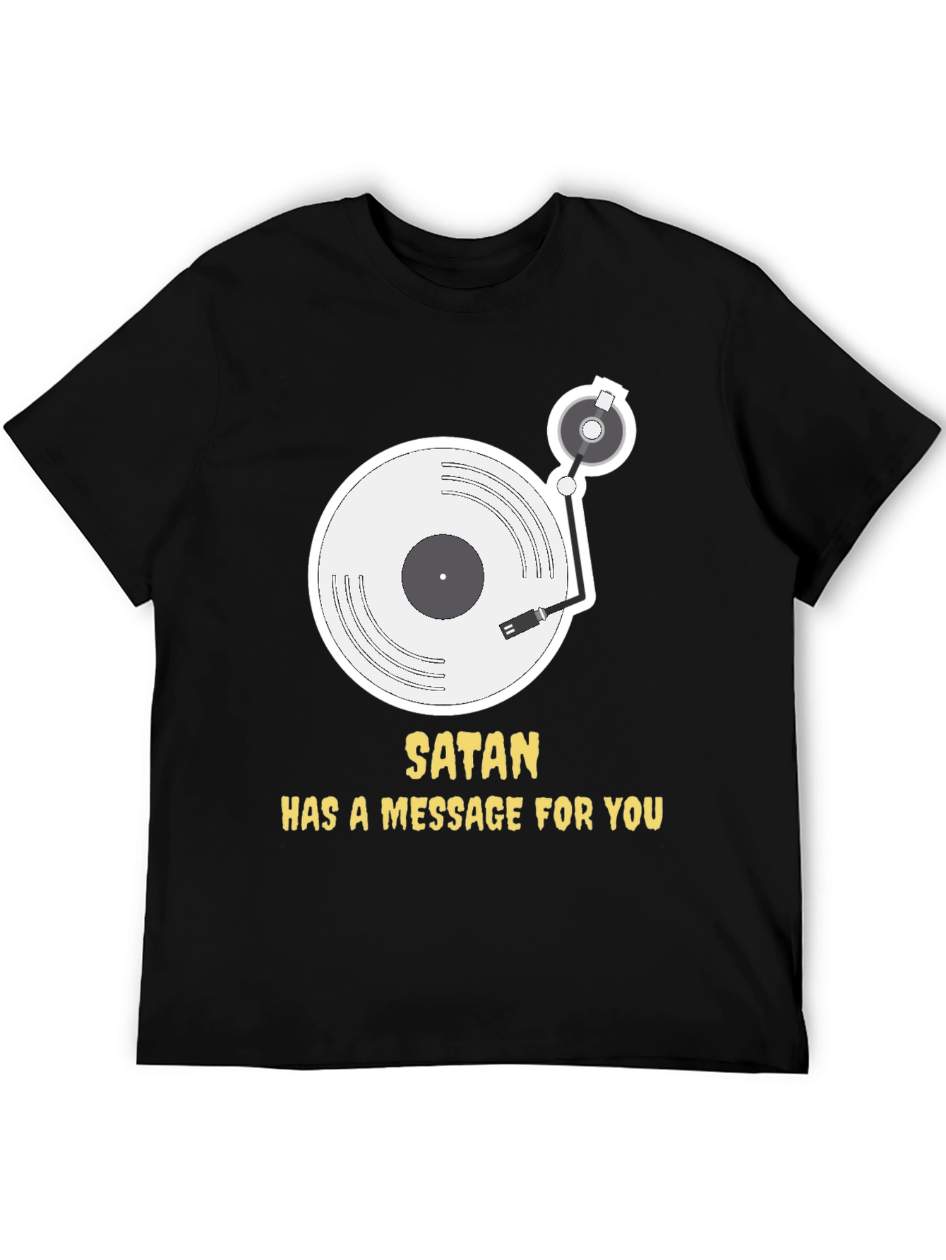 Satans Message Black T-Shirt