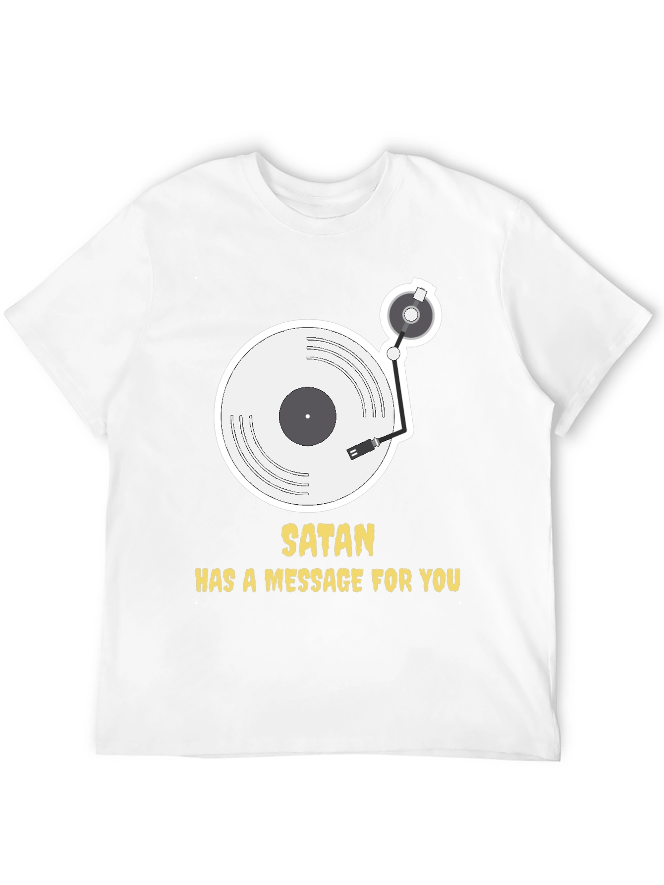 Satans Message Black T-Shirt
