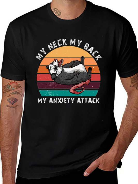 My Neck My Back My Anxiety Attack Graphic Tee