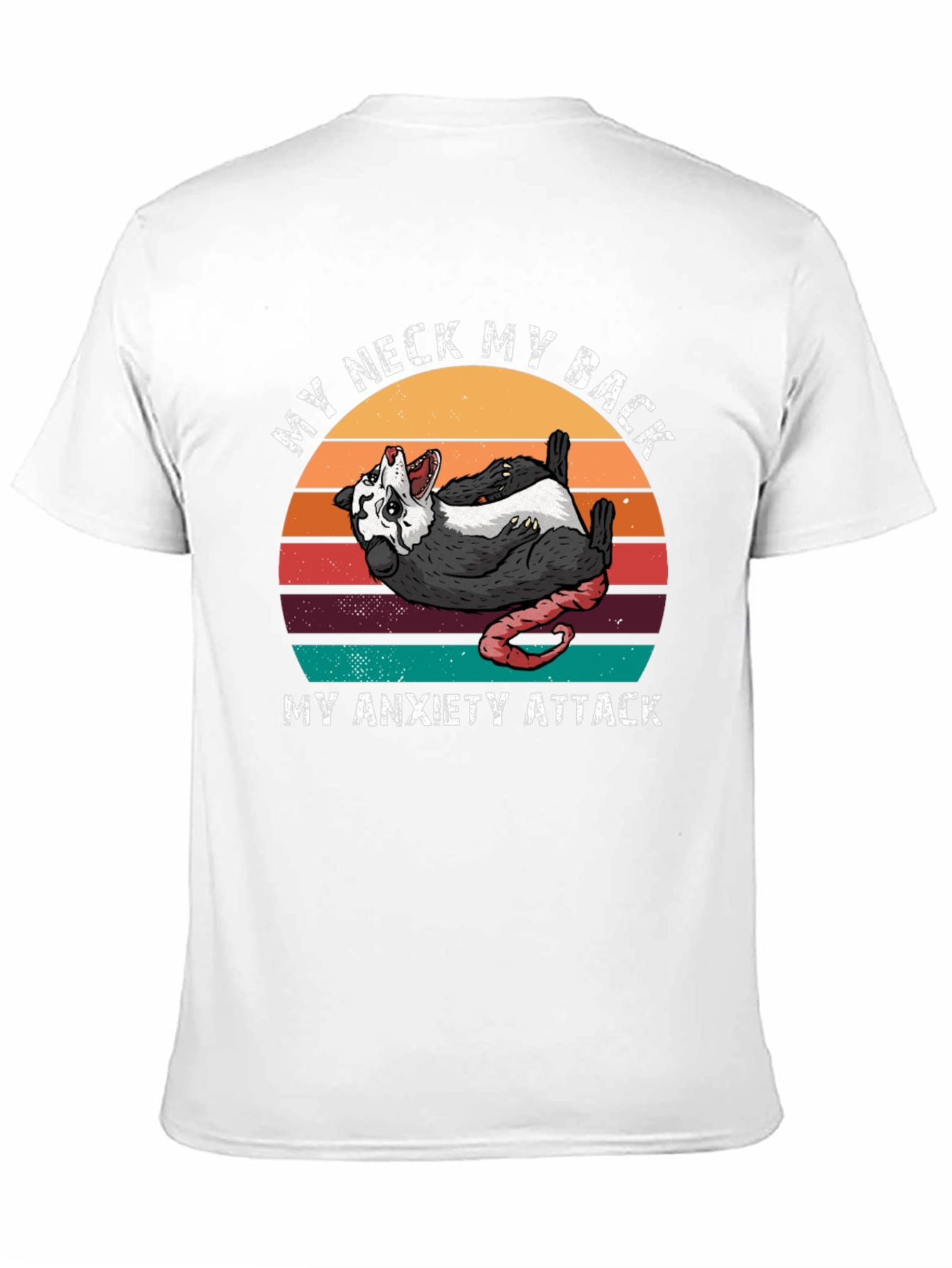 My Neck My Back My Anxiety Attack Graphic Tee