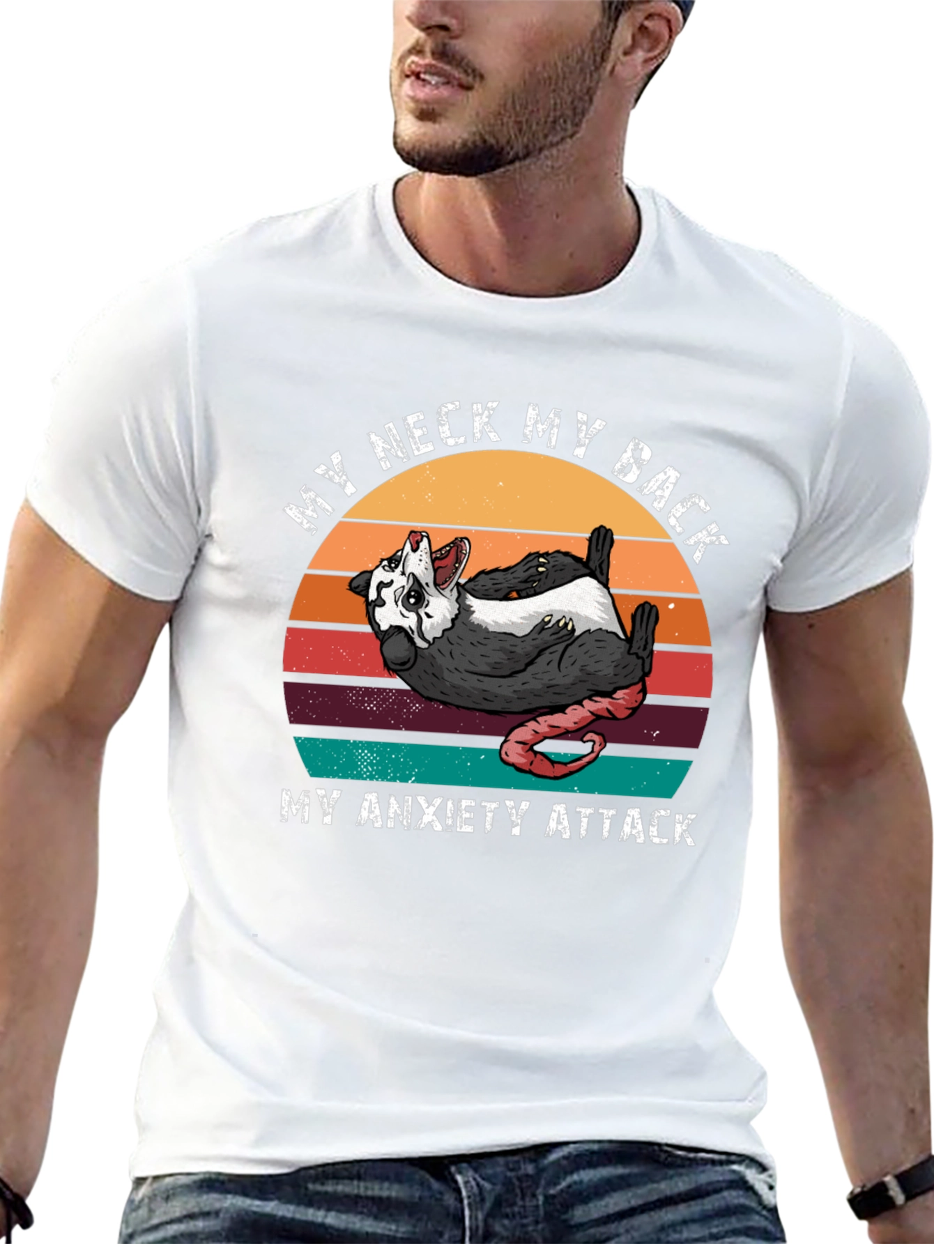 My Neck My Back My Anxiety Attack Graphic Tee