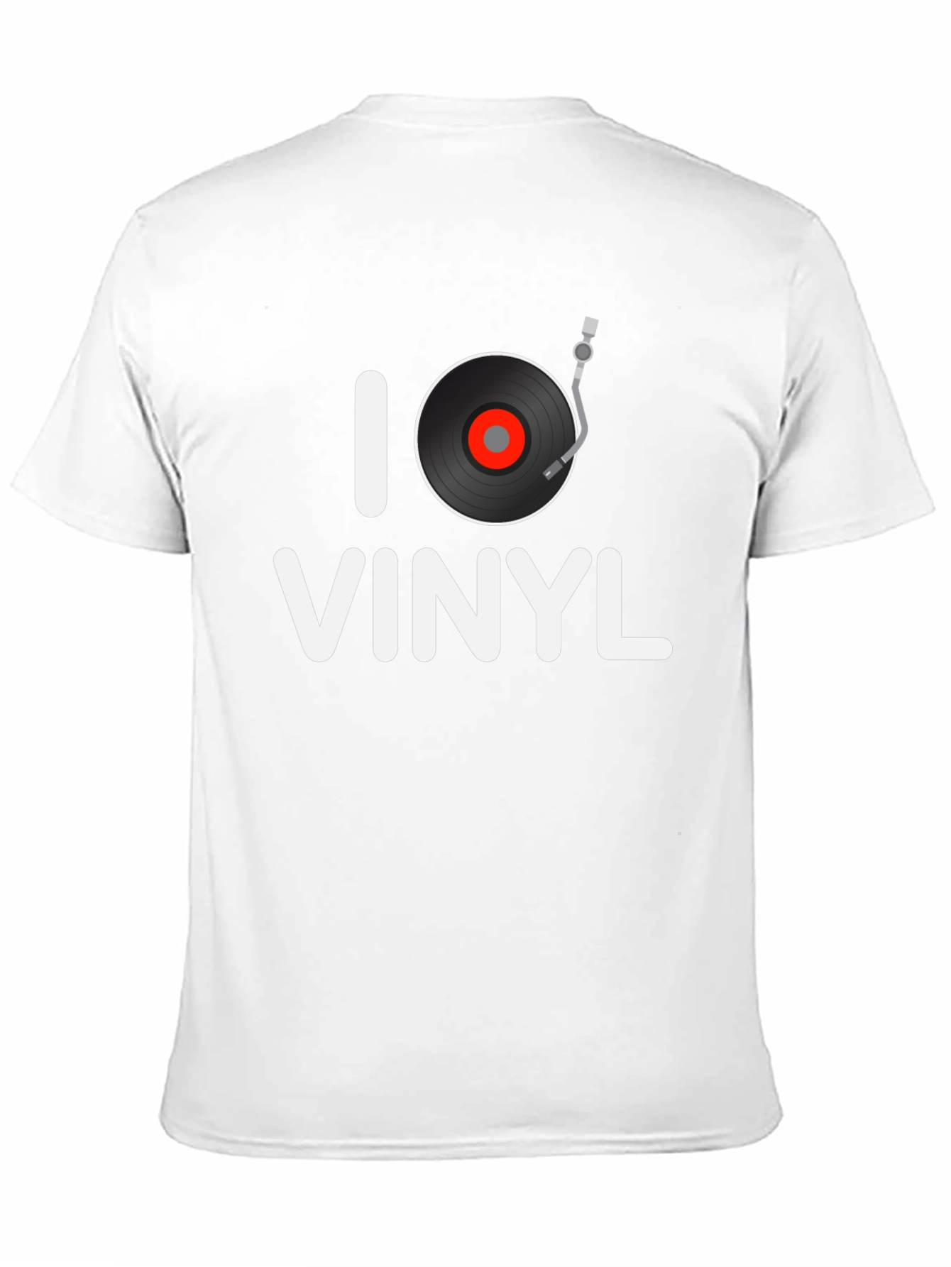 I Heart Vinyl Graphic Tee - Black T-Shirt