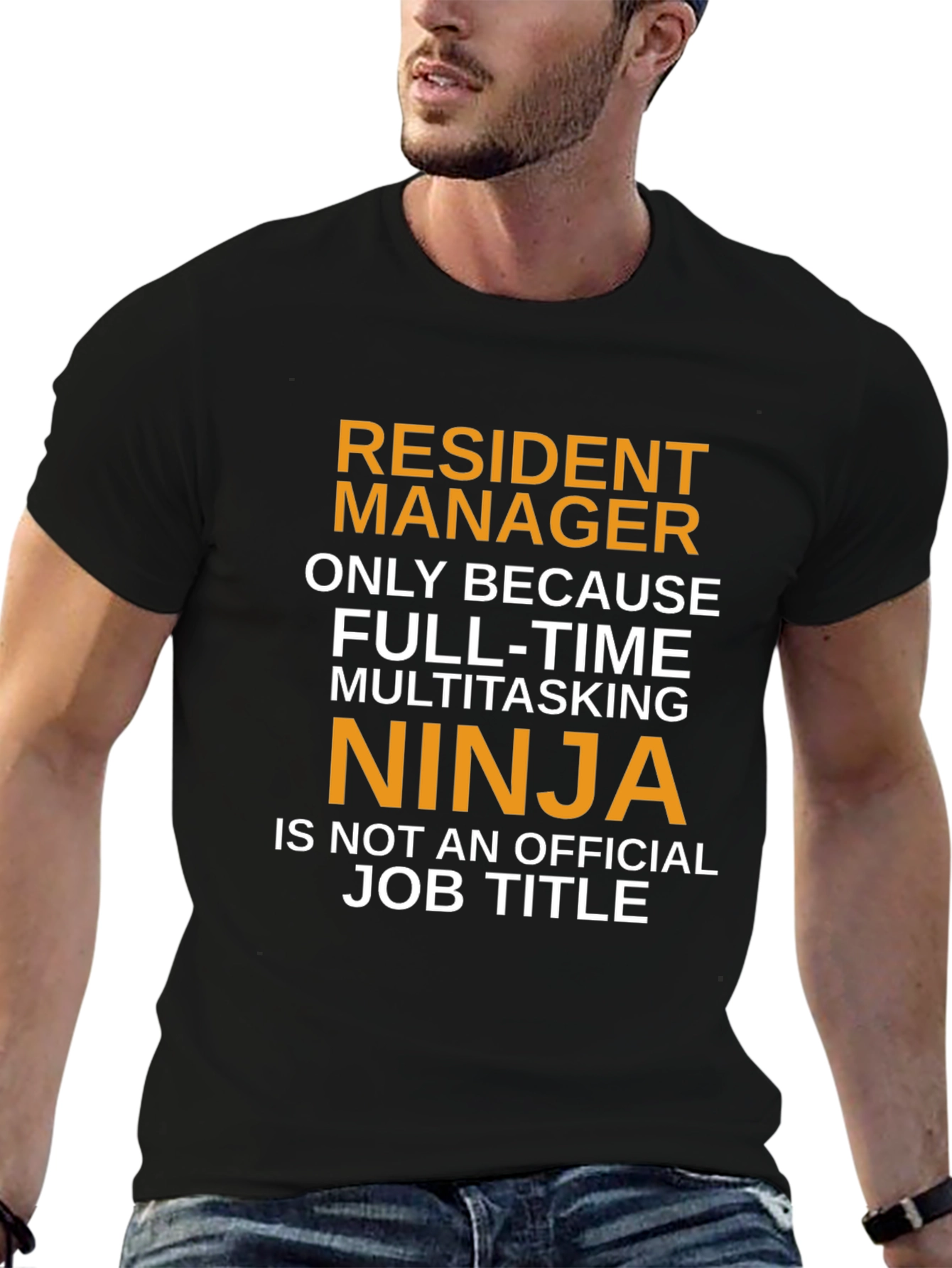 Resident Manager Multitasking Ninja T-Shirt