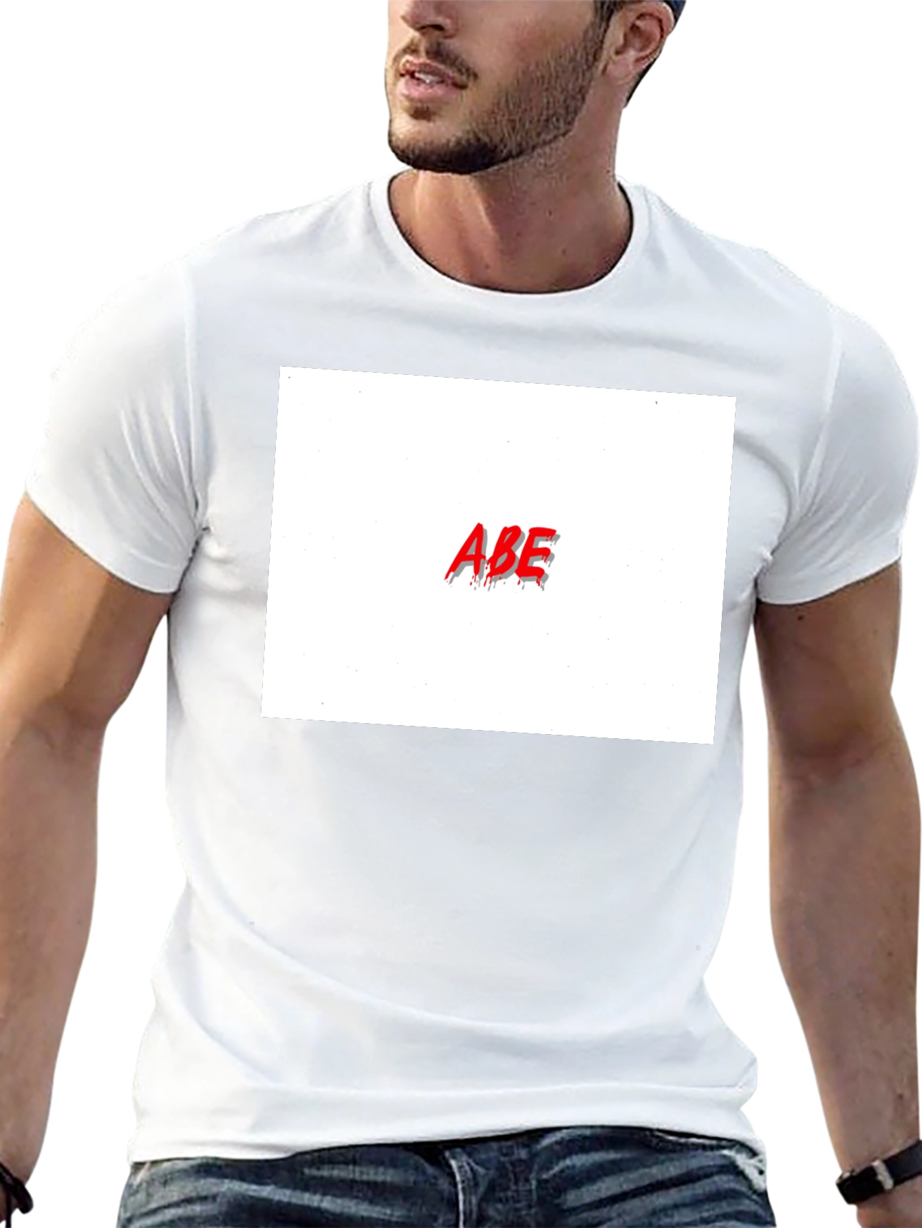 ABE Graphic Tee - Classic Black Cotton T-Shirt