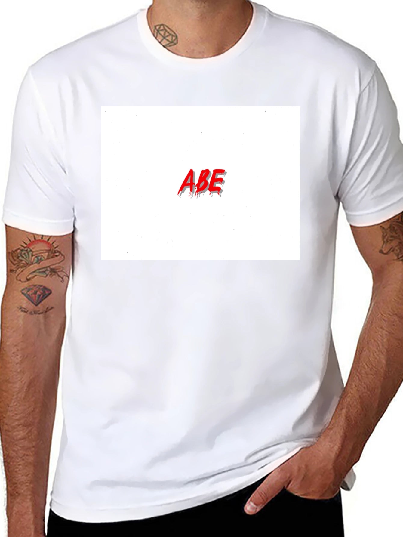 ABE Graphic Tee - Classic Black Cotton T-Shirt