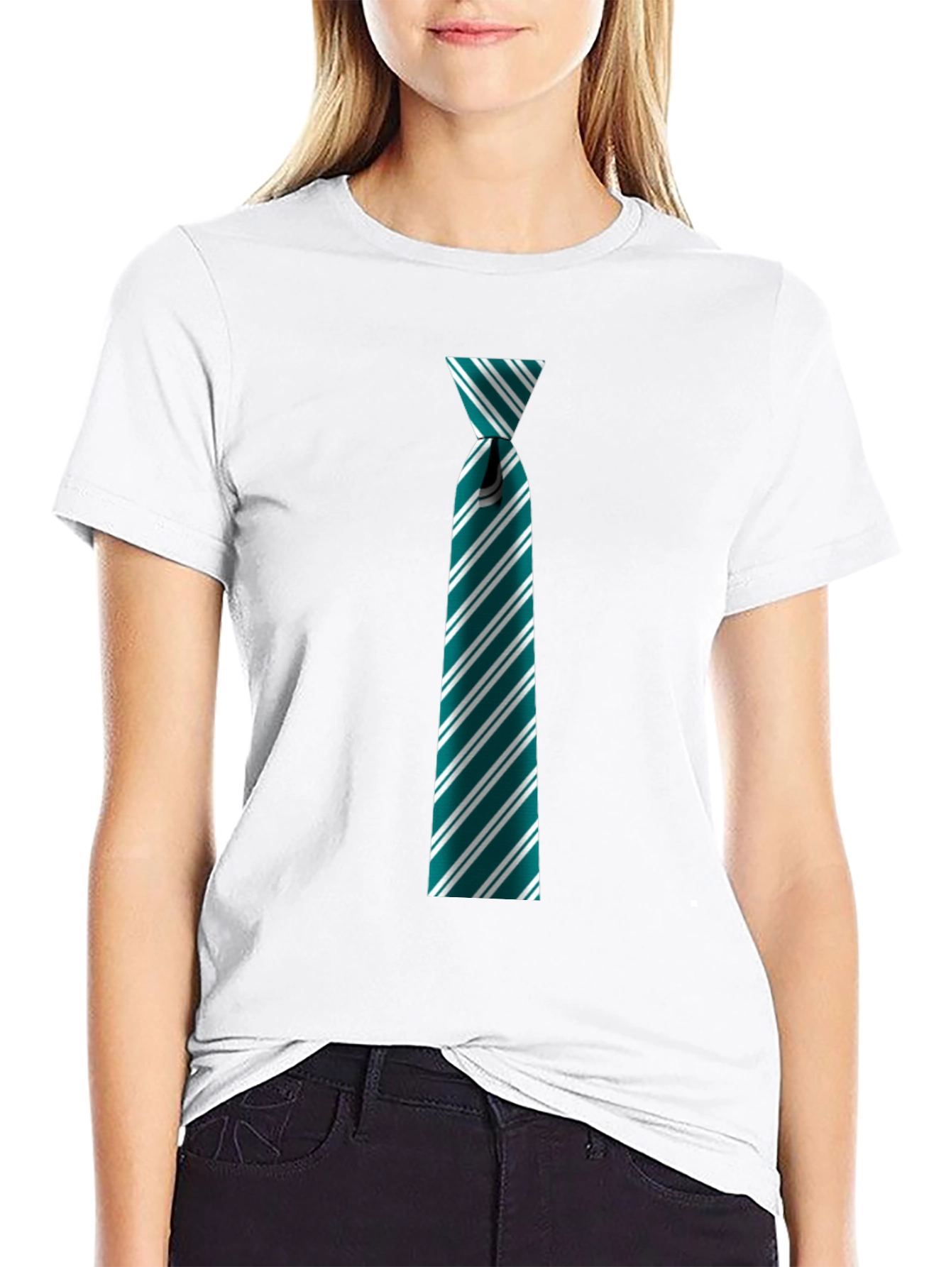 Slytherin Tie Graphic Tee - Wizarding World Fashion
