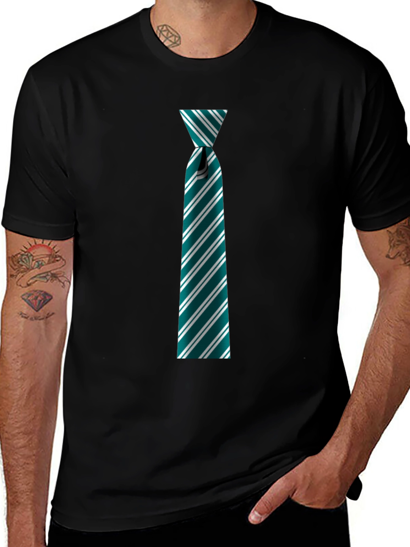 Slytherin Tie Graphic Tee - Wizarding World Fashion