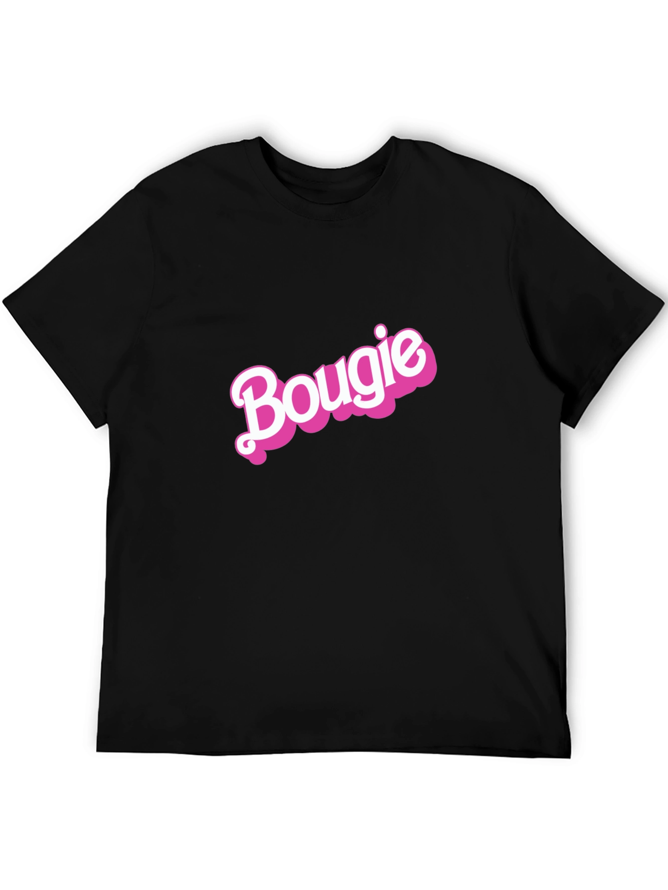 Bougie Graphic Tee - Stylish Black T-Shirt