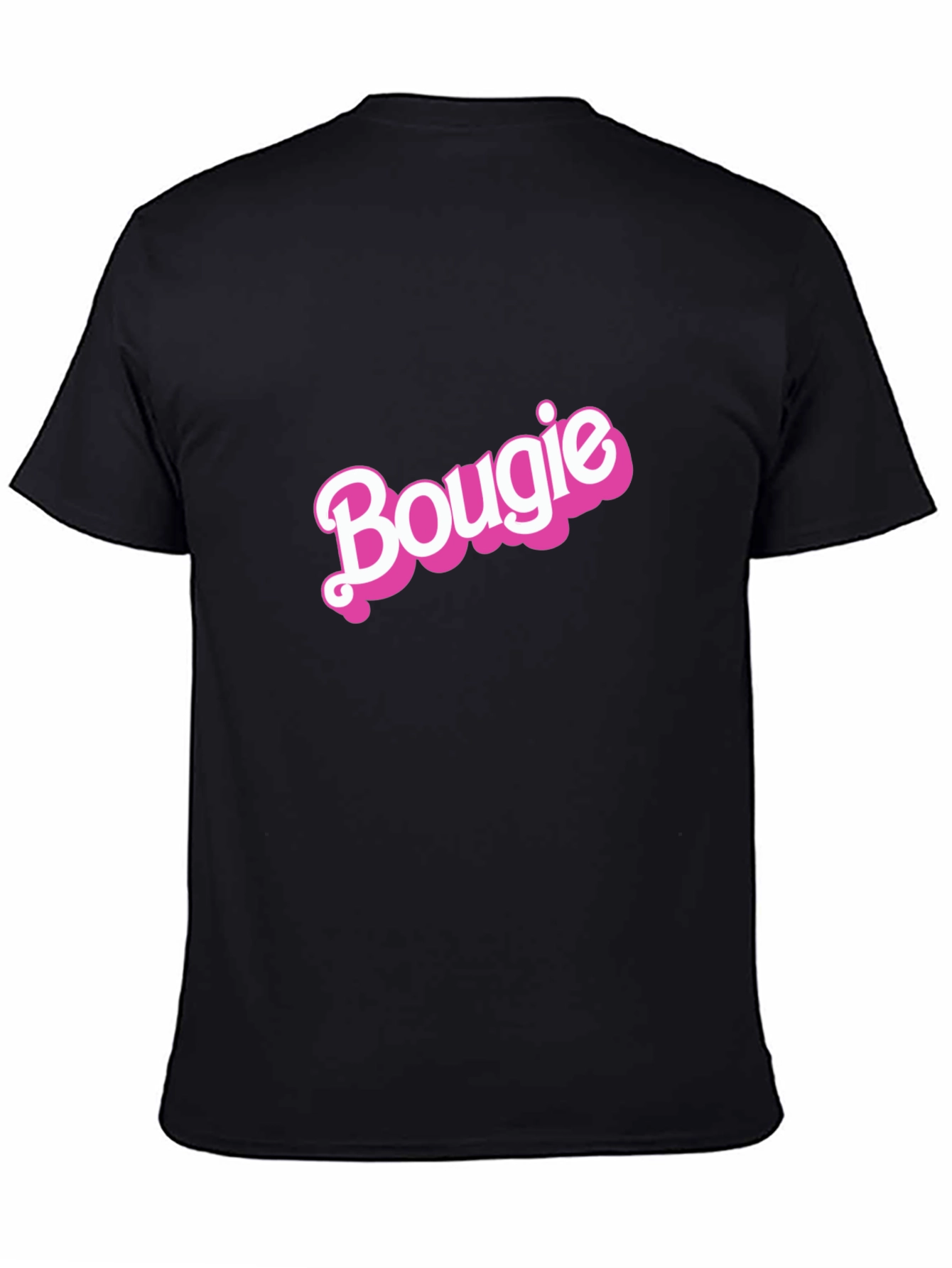 Bougie Graphic Tee - Stylish Black T-Shirt