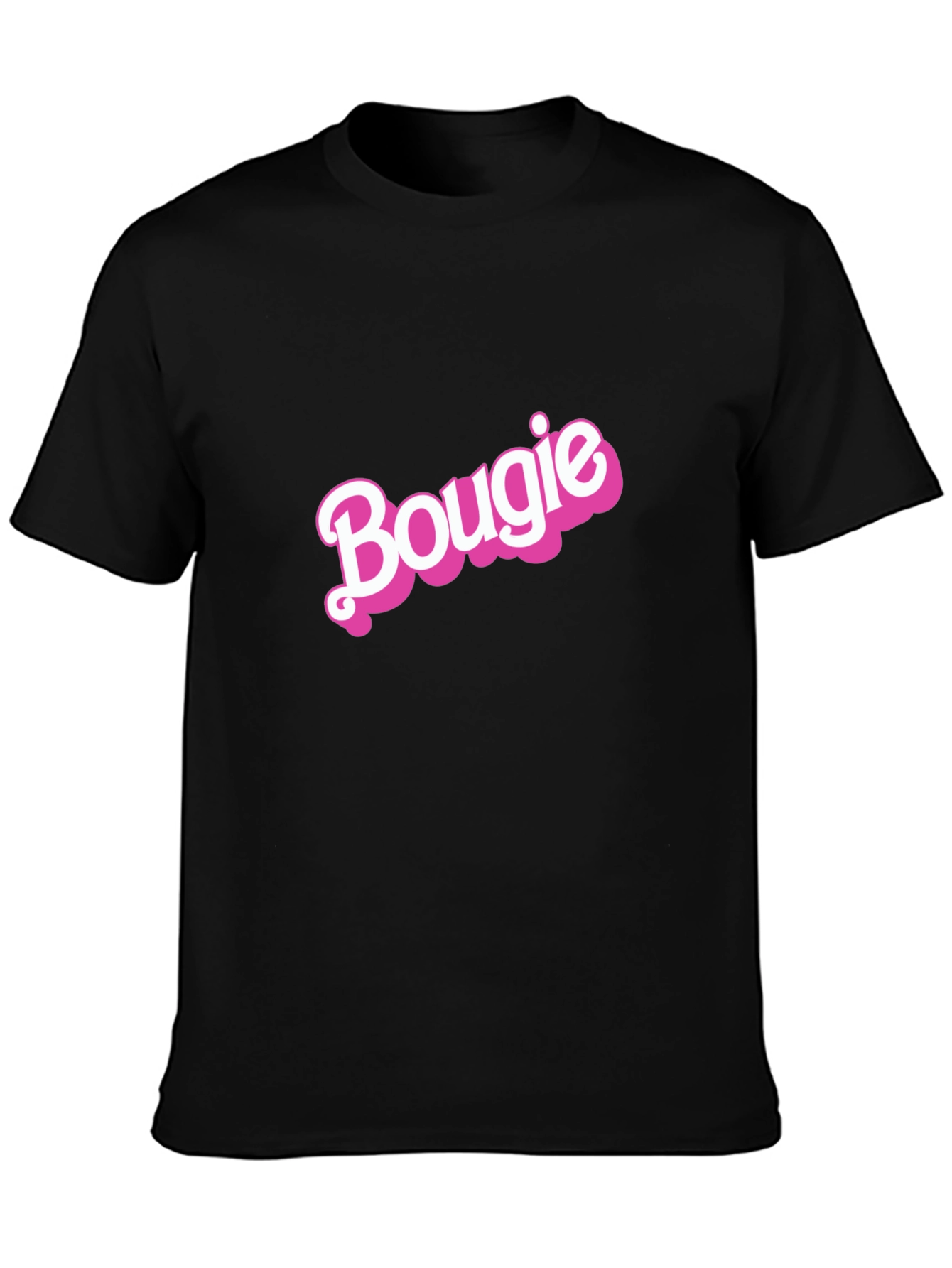 Bougie Graphic Tee - Stylish Black T-Shirt