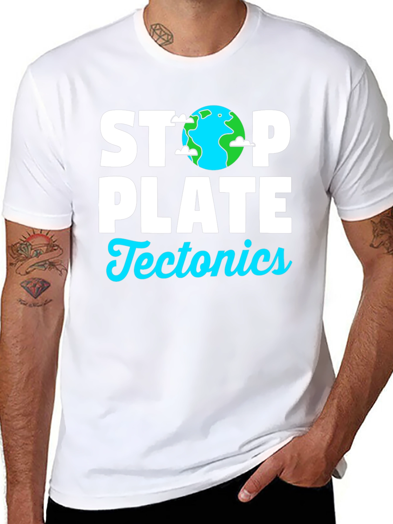 Stop Plate Tectonics Graphic T-Shirt