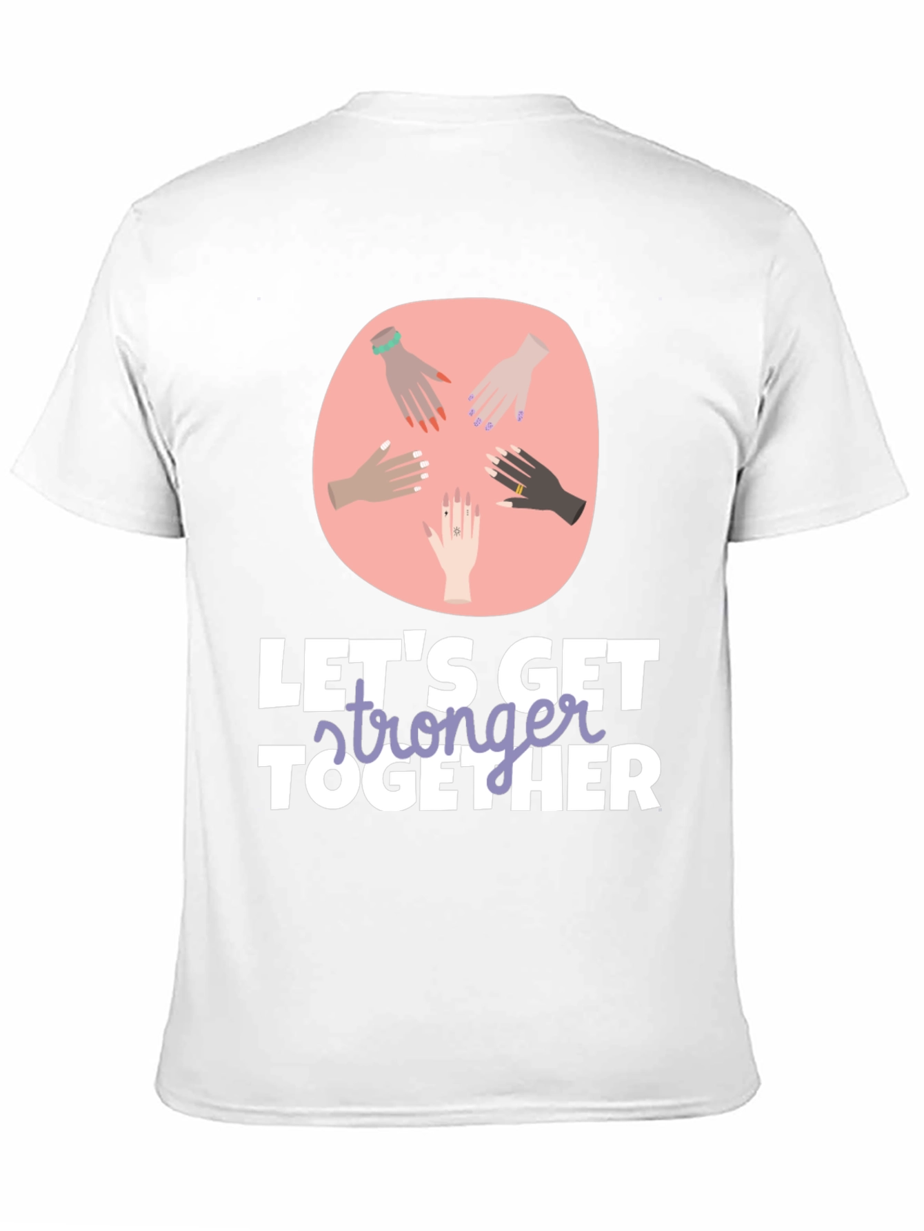 Stronger Together Graphic Tee - Unisex Black T-Shirt