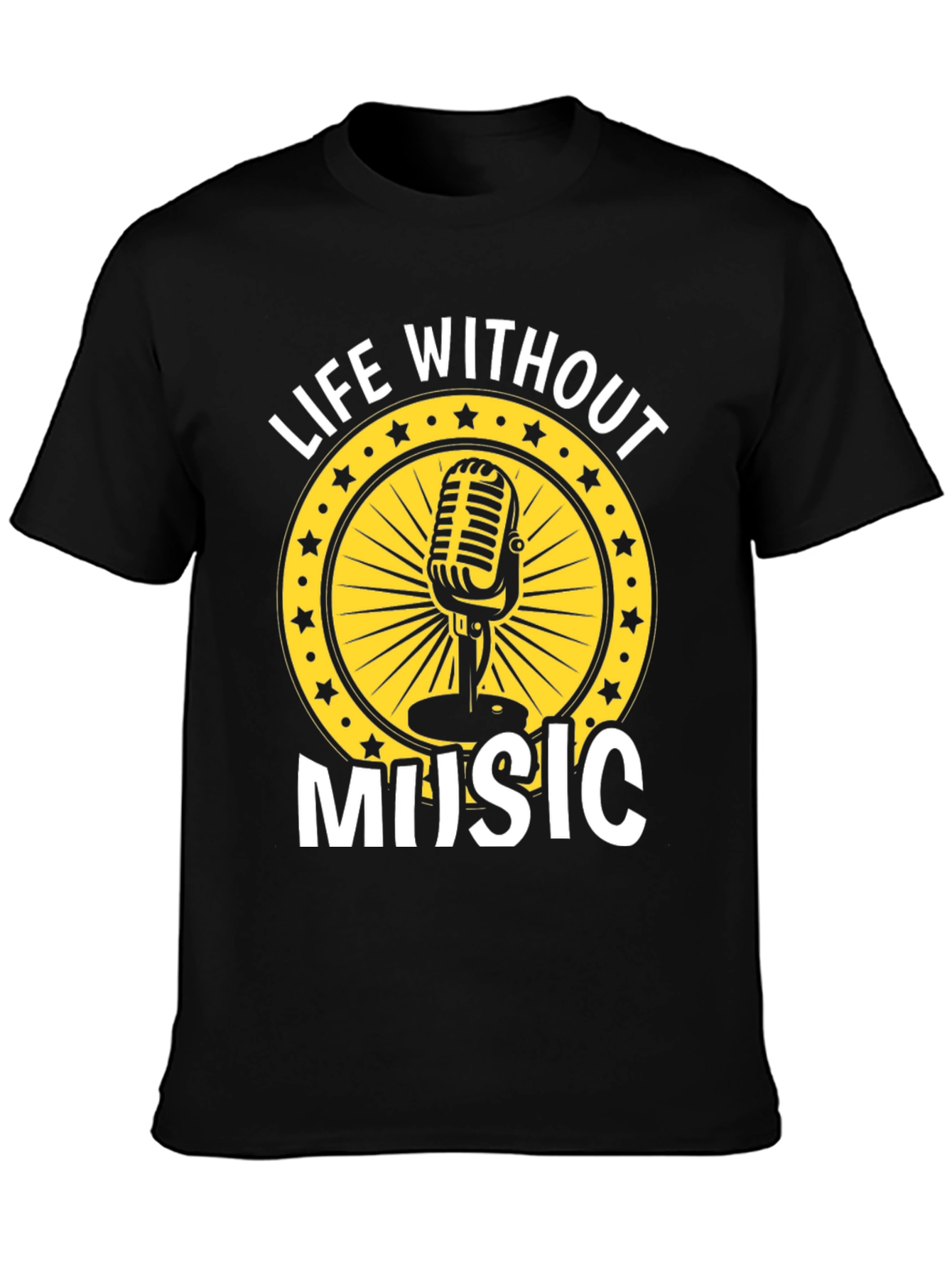 Life Without Music Graphic Tee
