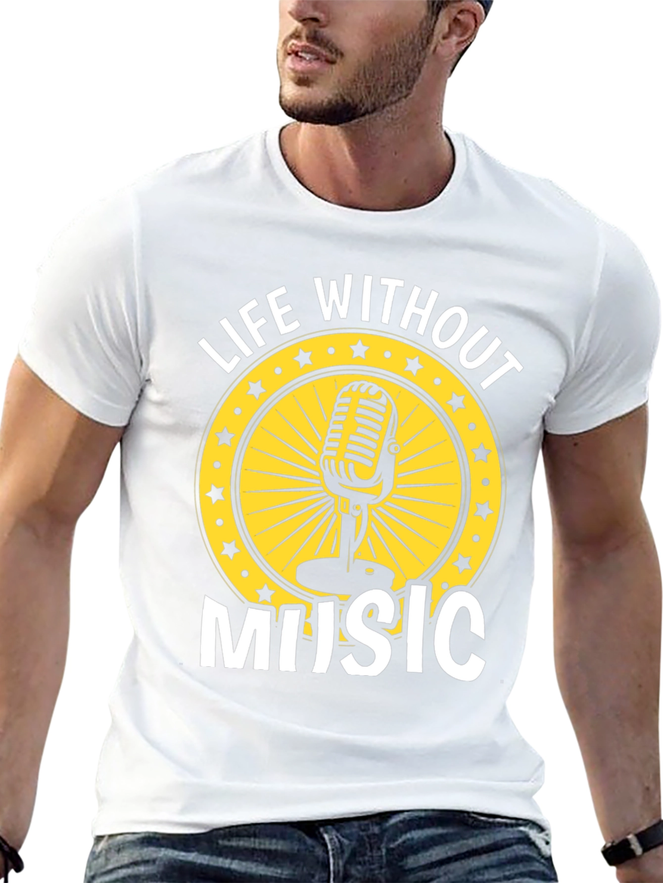 Life Without Music Graphic Tee