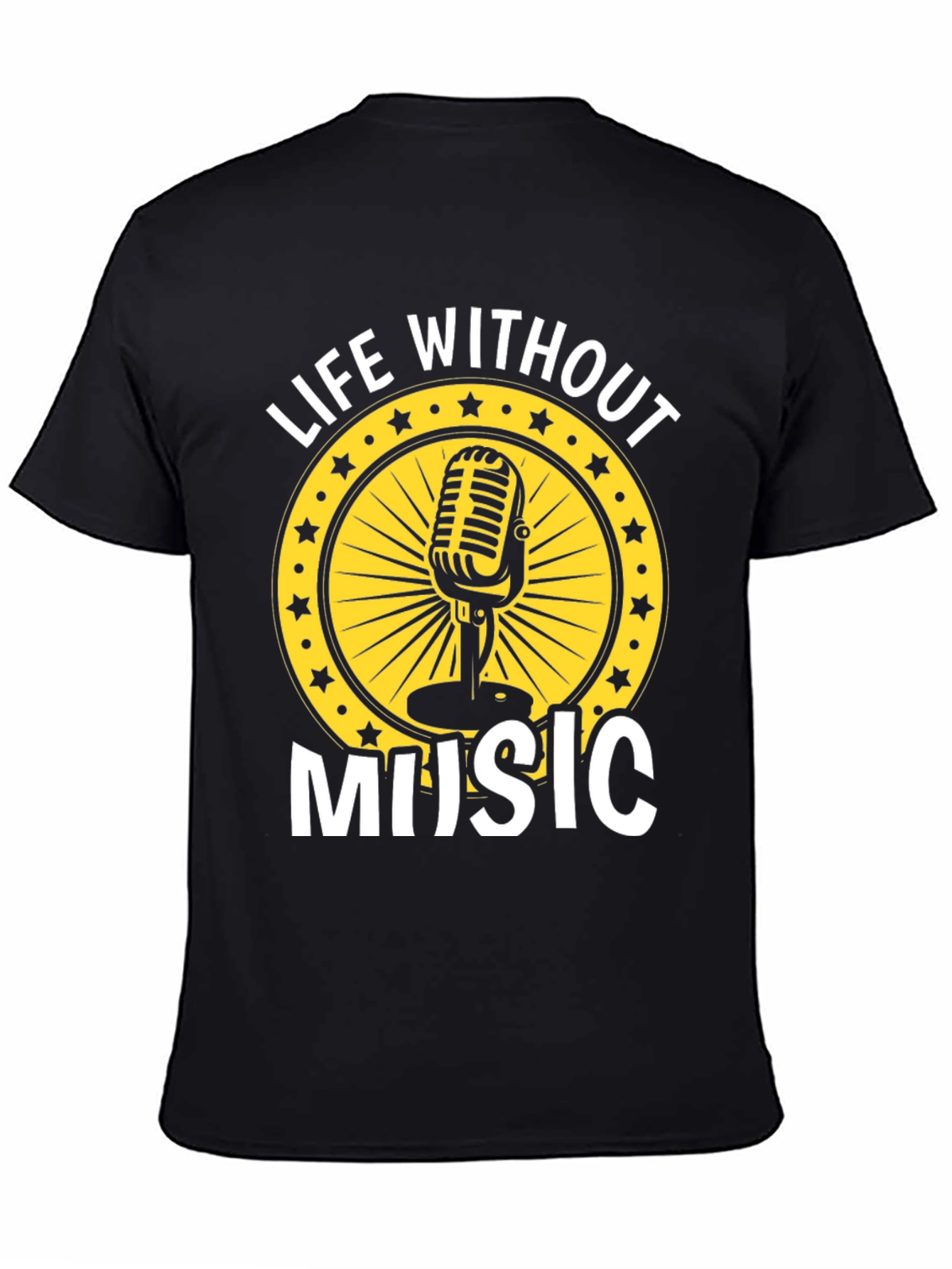 Life Without Music Graphic Tee