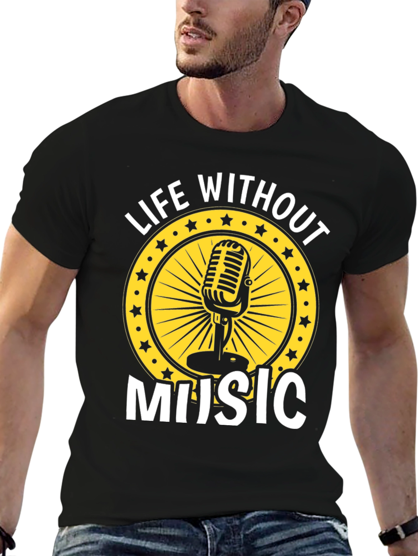 Life Without Music Graphic Tee