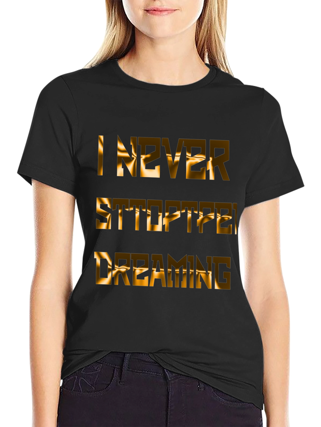 Inspirational Never Stop Dreaming Graphic T-Shirt