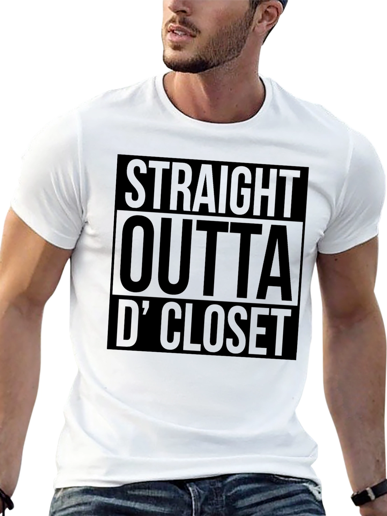 Straight Outta D Closet Black T-Shirt