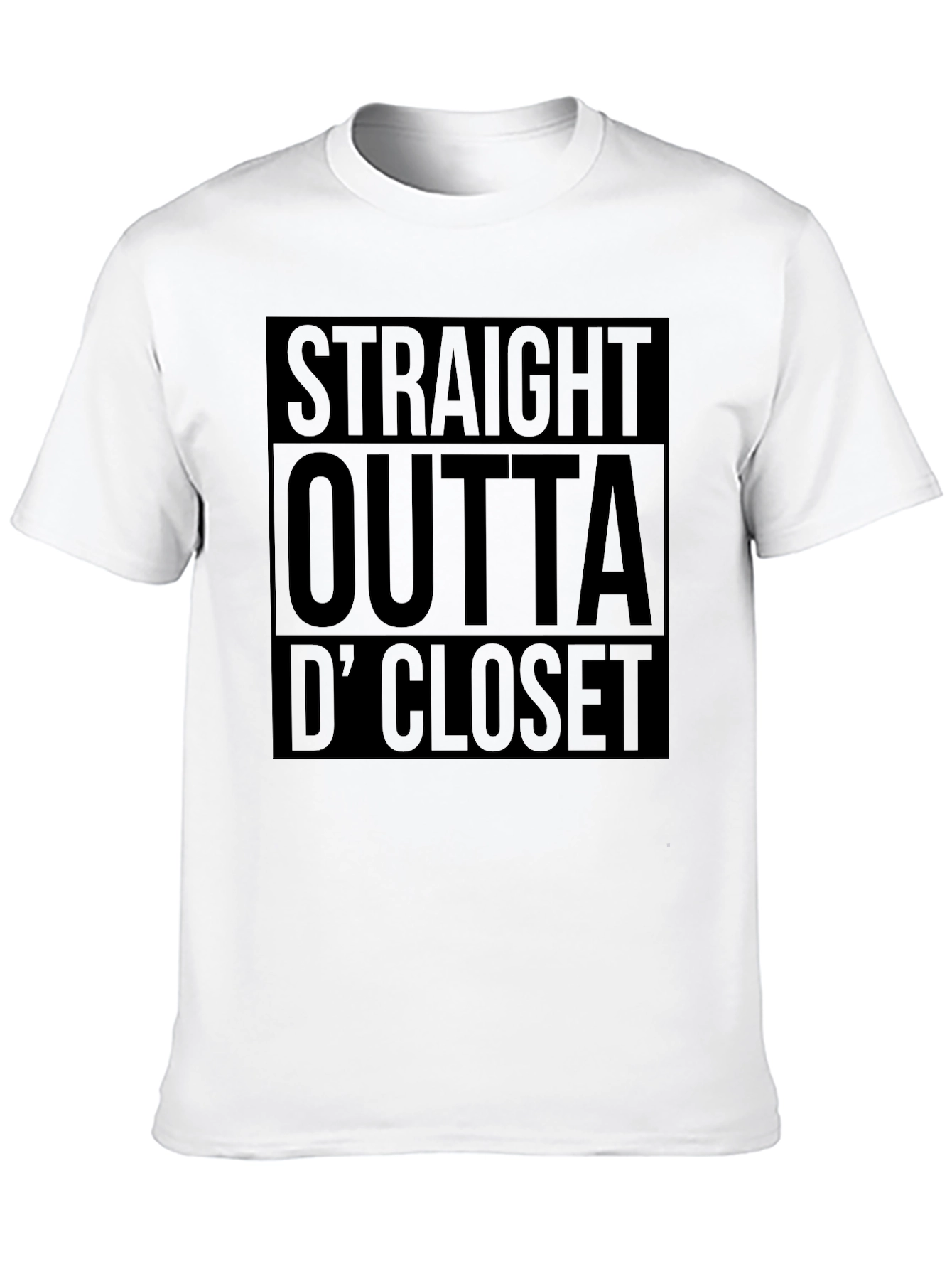 Straight Outta D Closet Black T-Shirt