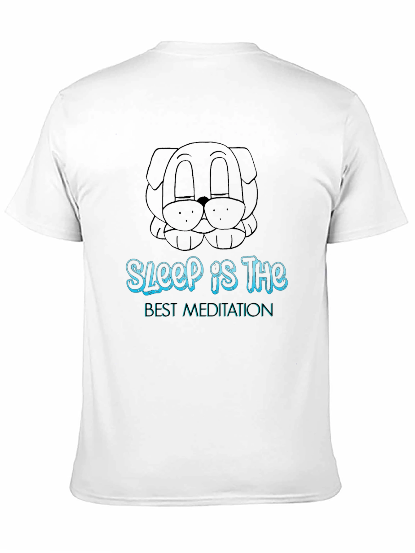 Sleep is the Best Meditation Black T-Shirt