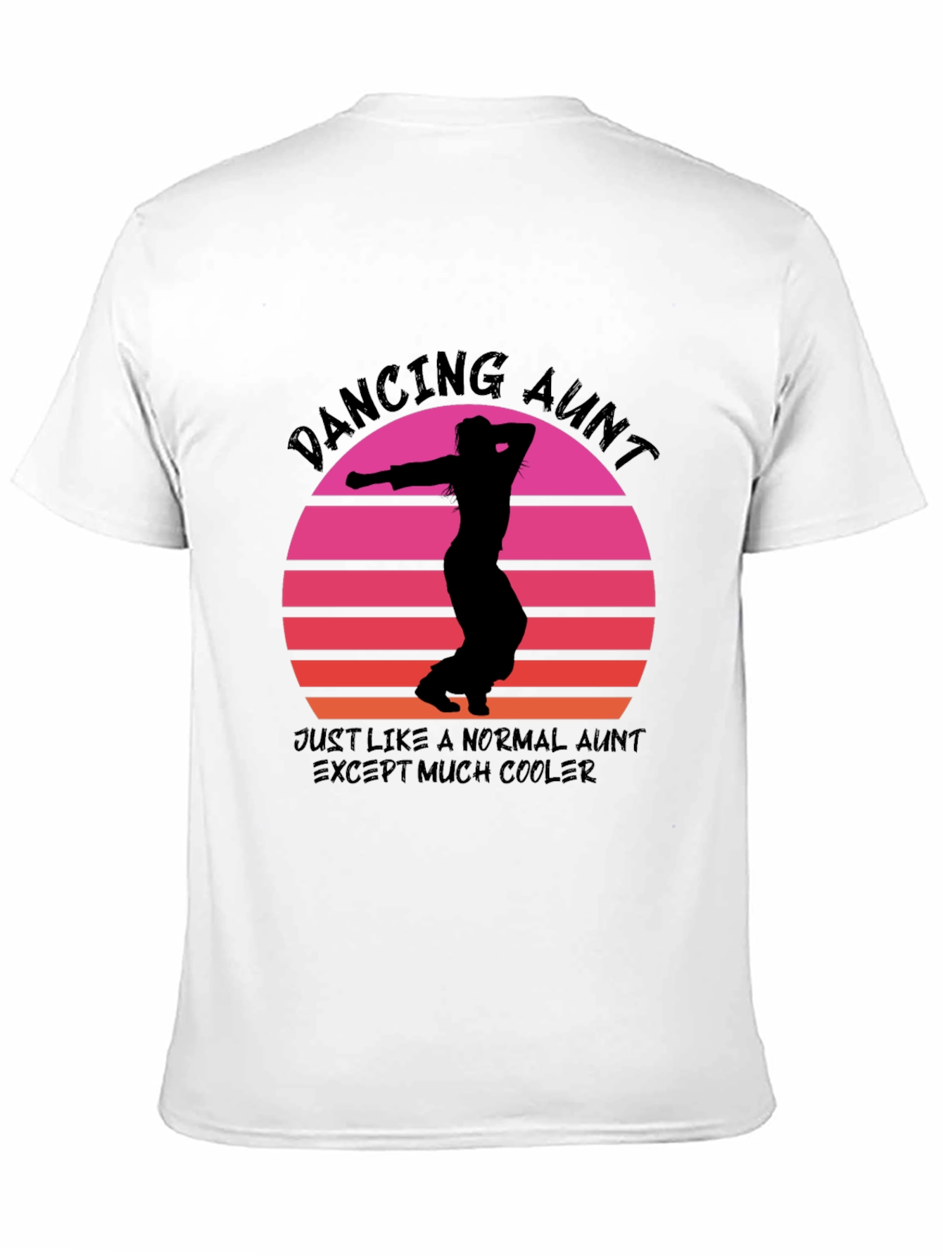 Dancing Aunt T-Shirt: Cool Aunt Vibes