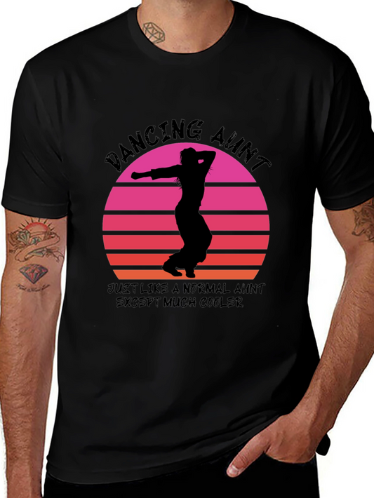 Dancing Aunt T-Shirt: Cool Aunt Vibes