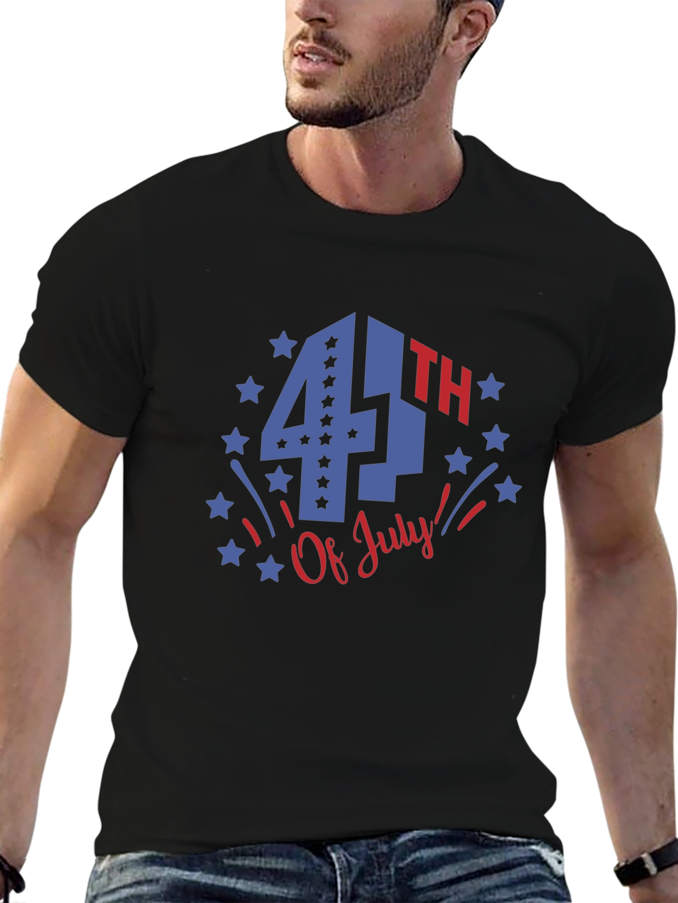 Patriotic 4th of July Graphic Tee