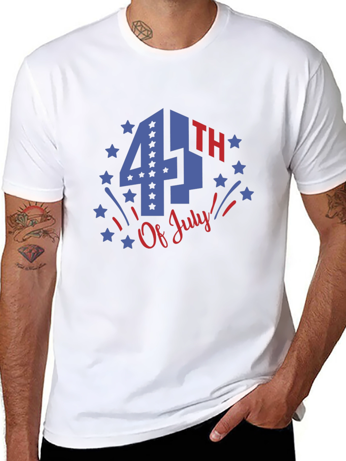 Patriotic 4th of July Graphic Tee
