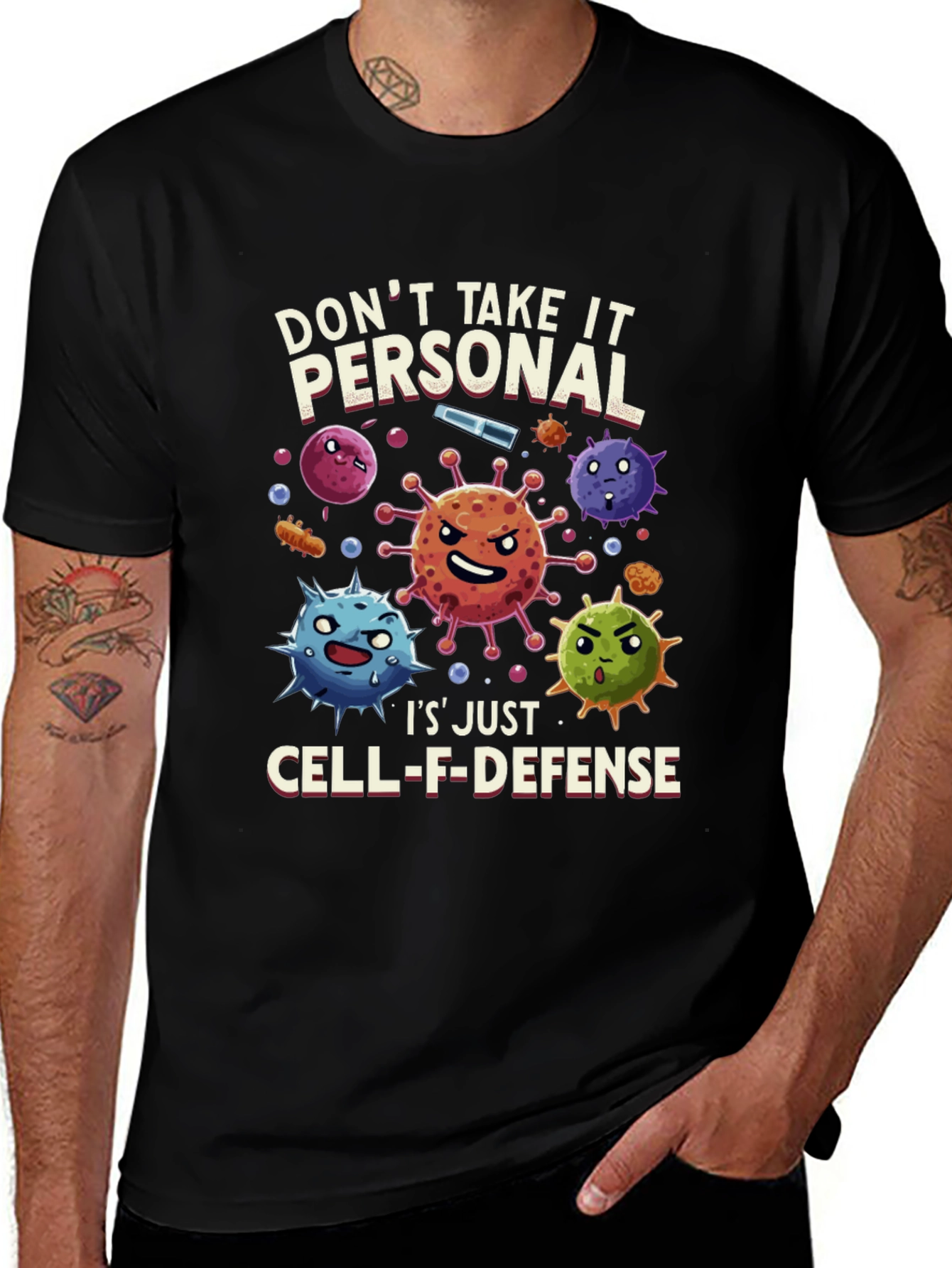 Dont Take It Personal T-Shirt Cell-F-Defense Graphic Tee