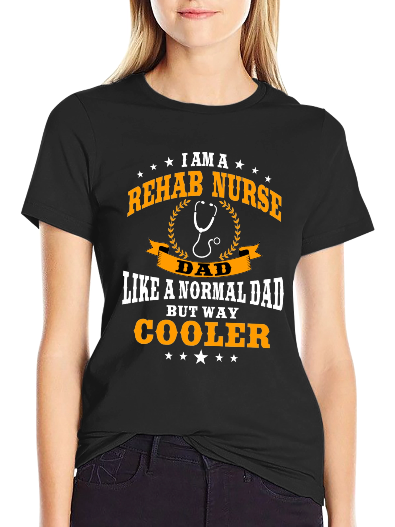 Rehab Nurse Dad T-Shirt - Cool Fathers Day Gift