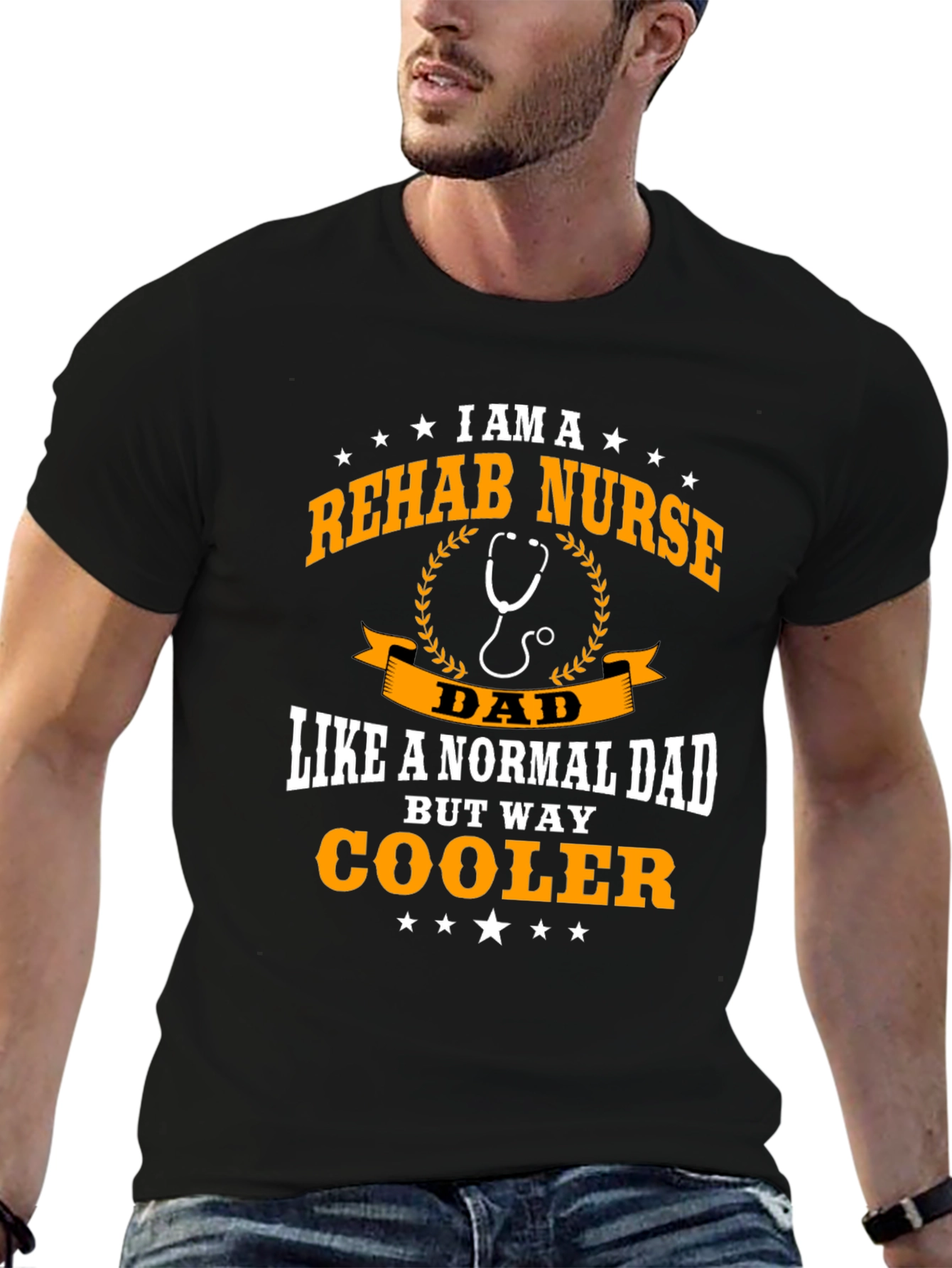 Rehab Nurse Dad T-Shirt - Cool Fathers Day Gift