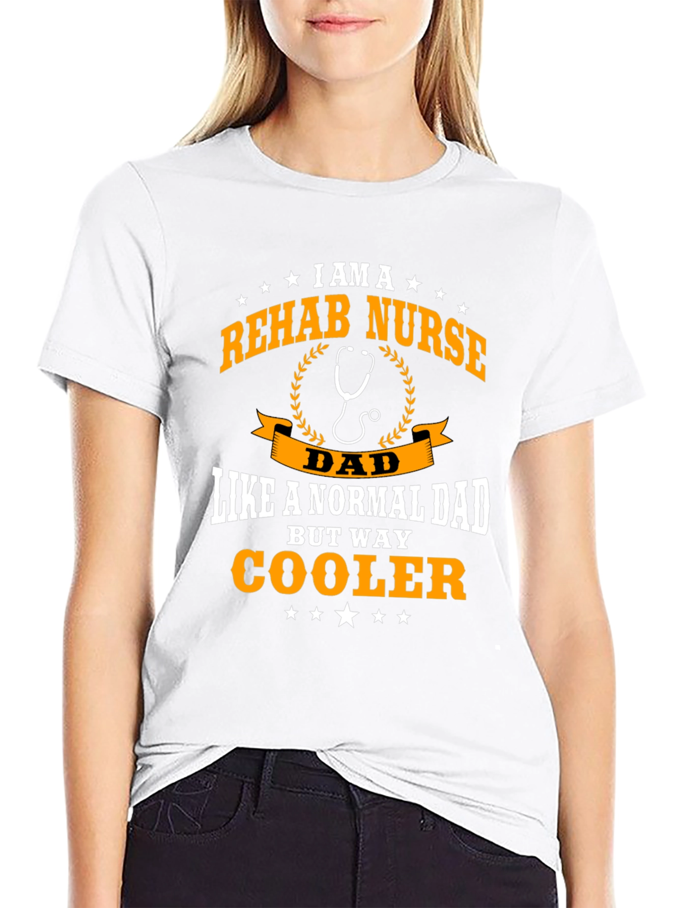 Rehab Nurse Dad T-Shirt - Cool Fathers Day Gift
