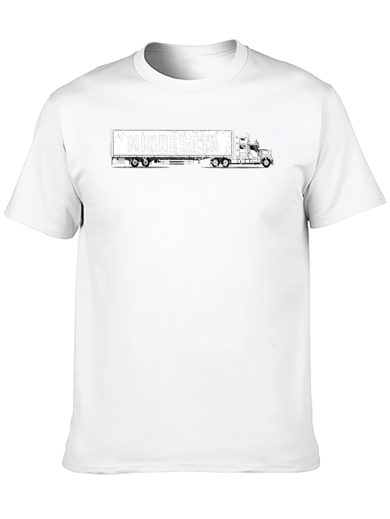 Minnesota Trucker T-Shirt - Black Cotton Tee