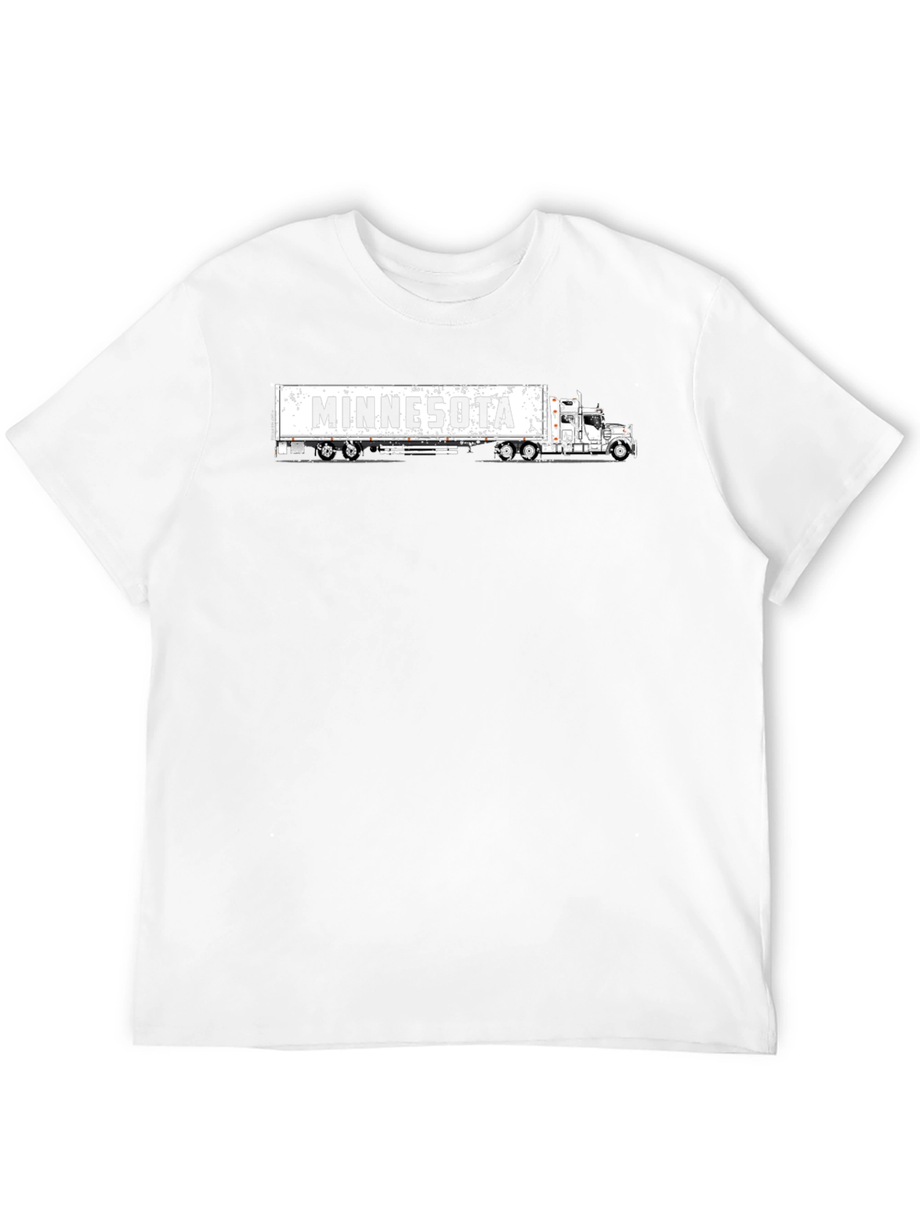 Minnesota Trucker T-Shirt - Black Cotton Tee