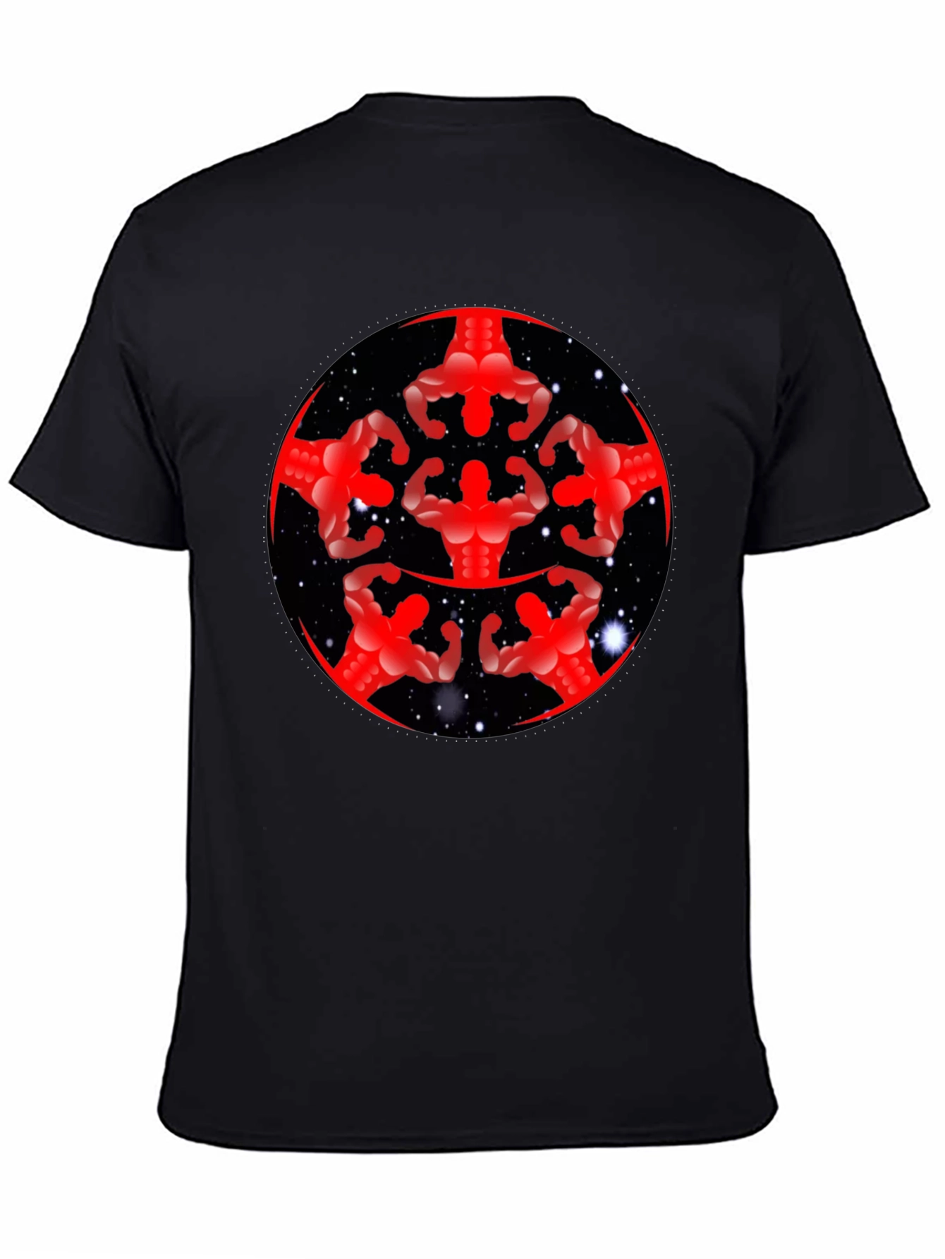 Muscle Mandala Black T-Shirt