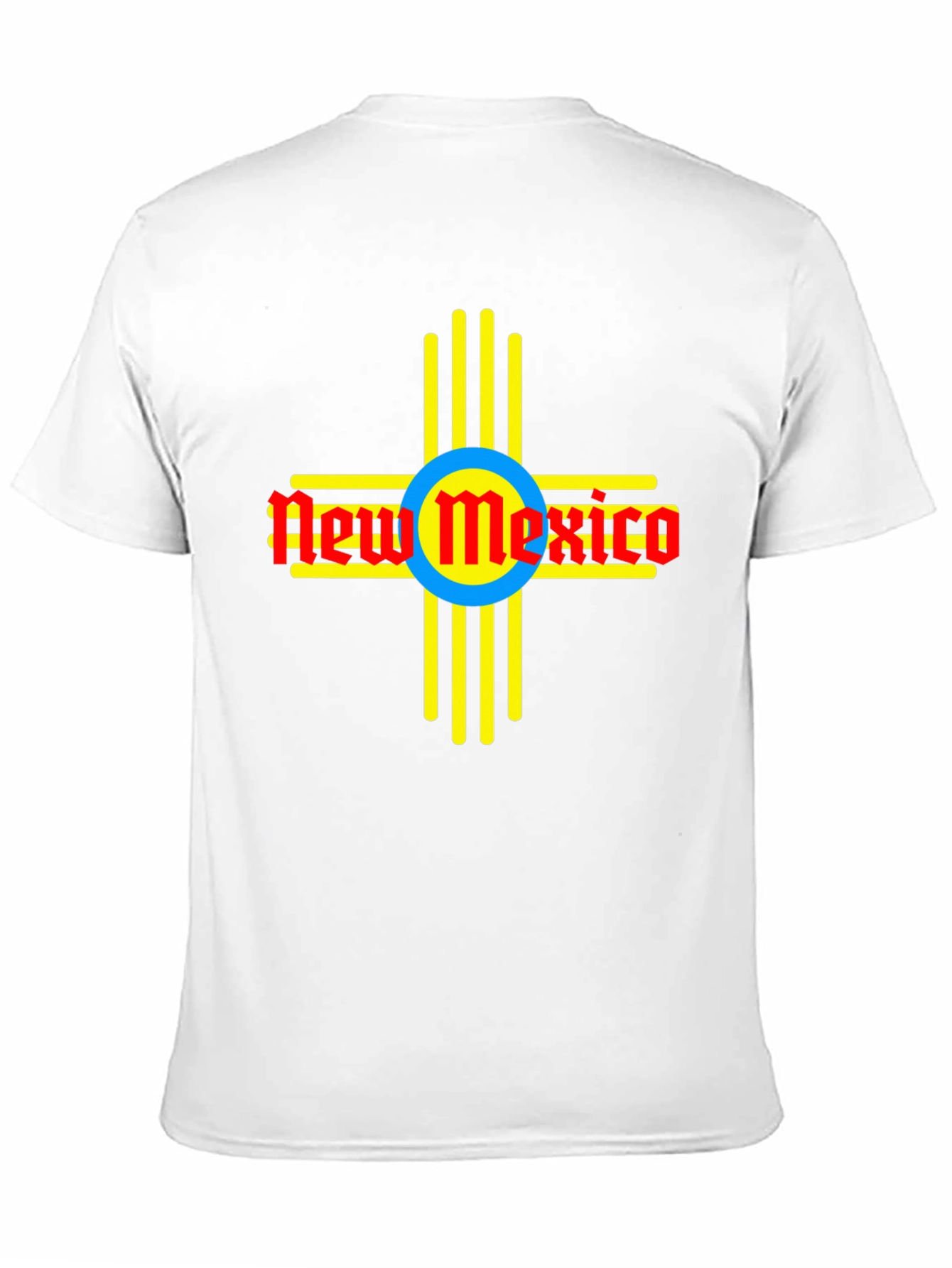 New Mexico Zia Symbol Black T-Shirt