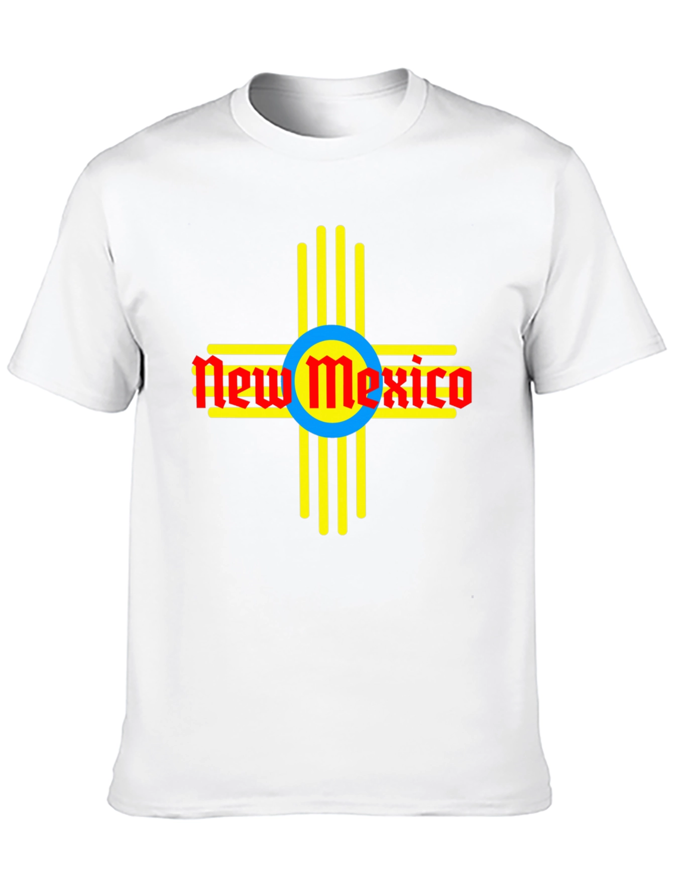 New Mexico Zia Symbol Black T-Shirt