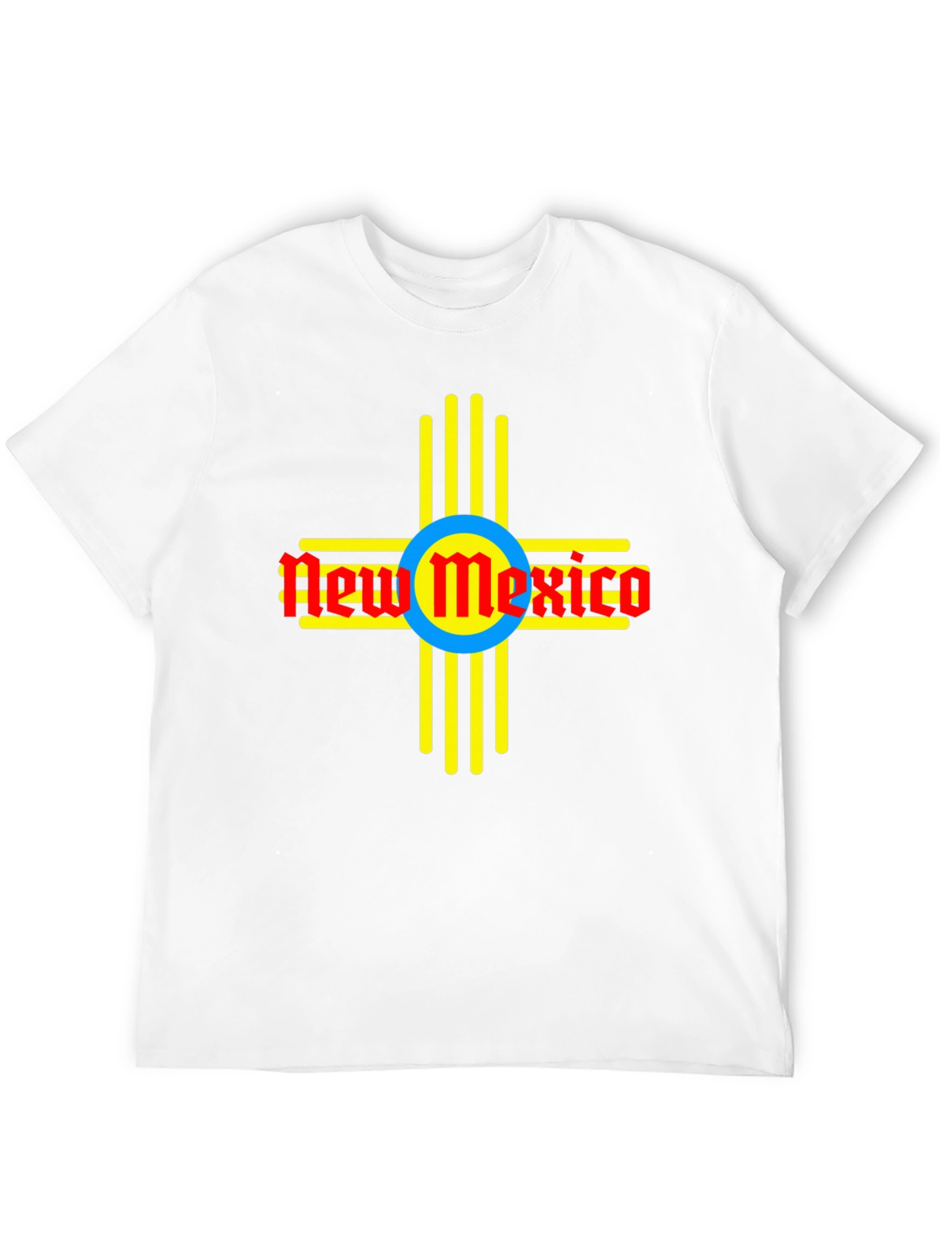 New Mexico Zia Symbol Black T-Shirt