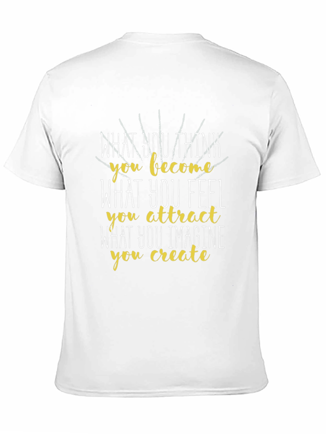 Inspirational Quote Graphic T-Shirt - Black