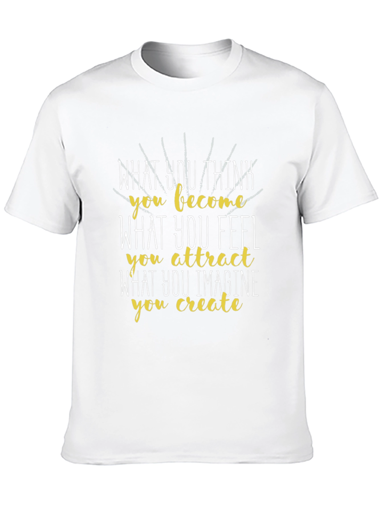 Inspirational Quote Graphic T-Shirt - Black
