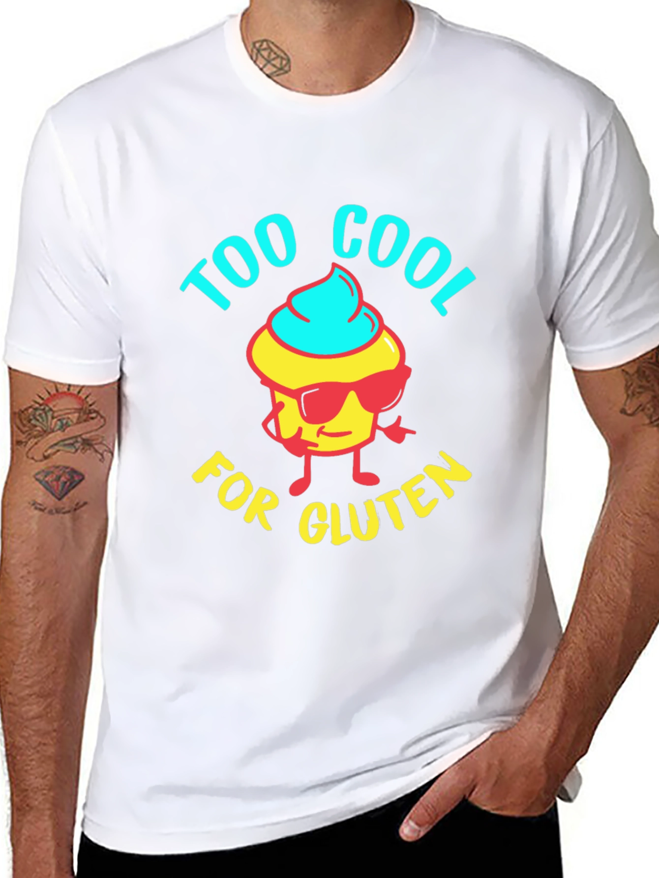 Cool Gluten-Free Cupcake T-Shirt