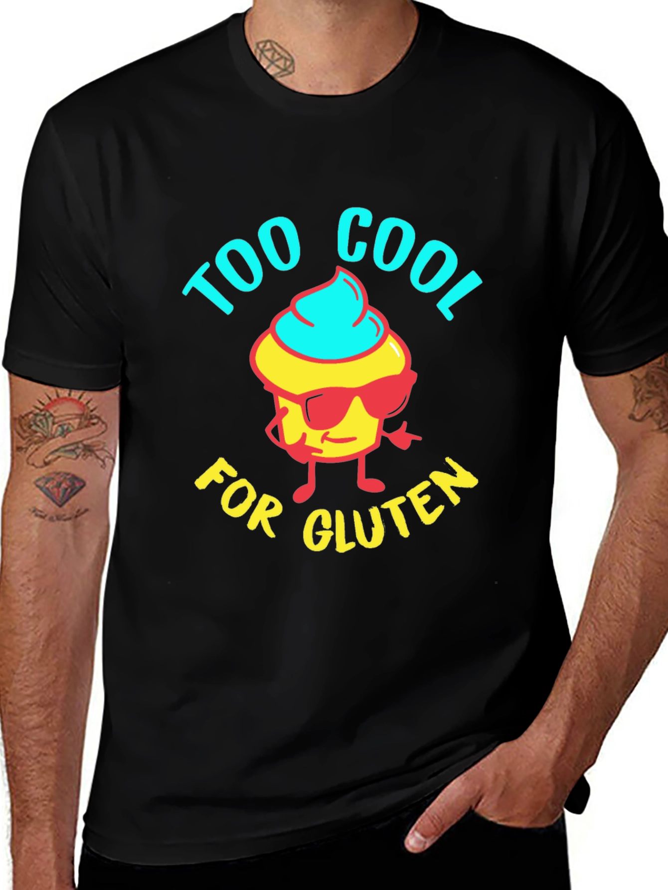 Cool Gluten-Free Cupcake T-Shirt