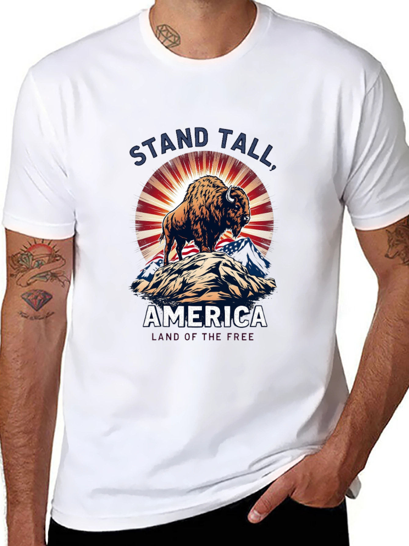 Stand Tall America Graphic Tee